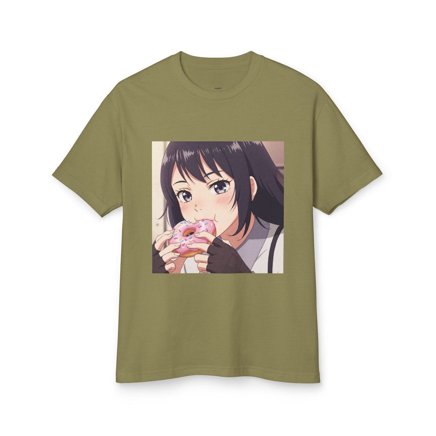 Anime Inspired Cute Foodie Tee, Unisex Graphic Shirt, Kawaii Apparel, Perfect Gift for Fans, Casual Everyday Wear
