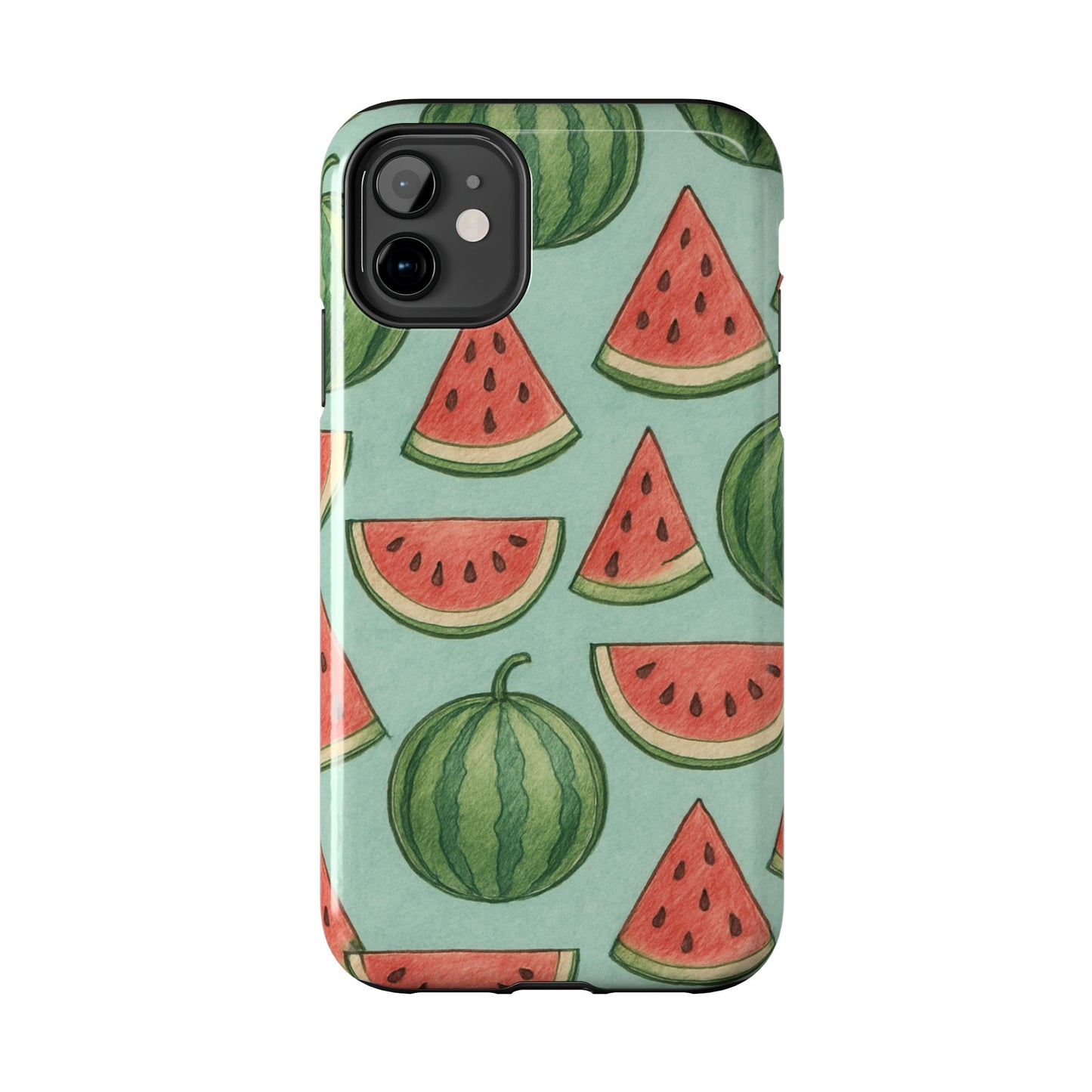 Fun Watermelon Phone Cases, Summer Phone Cover, Cute Fruit Case, Unique Cell Phone Accessory, Gift for Her, Phone Protection
