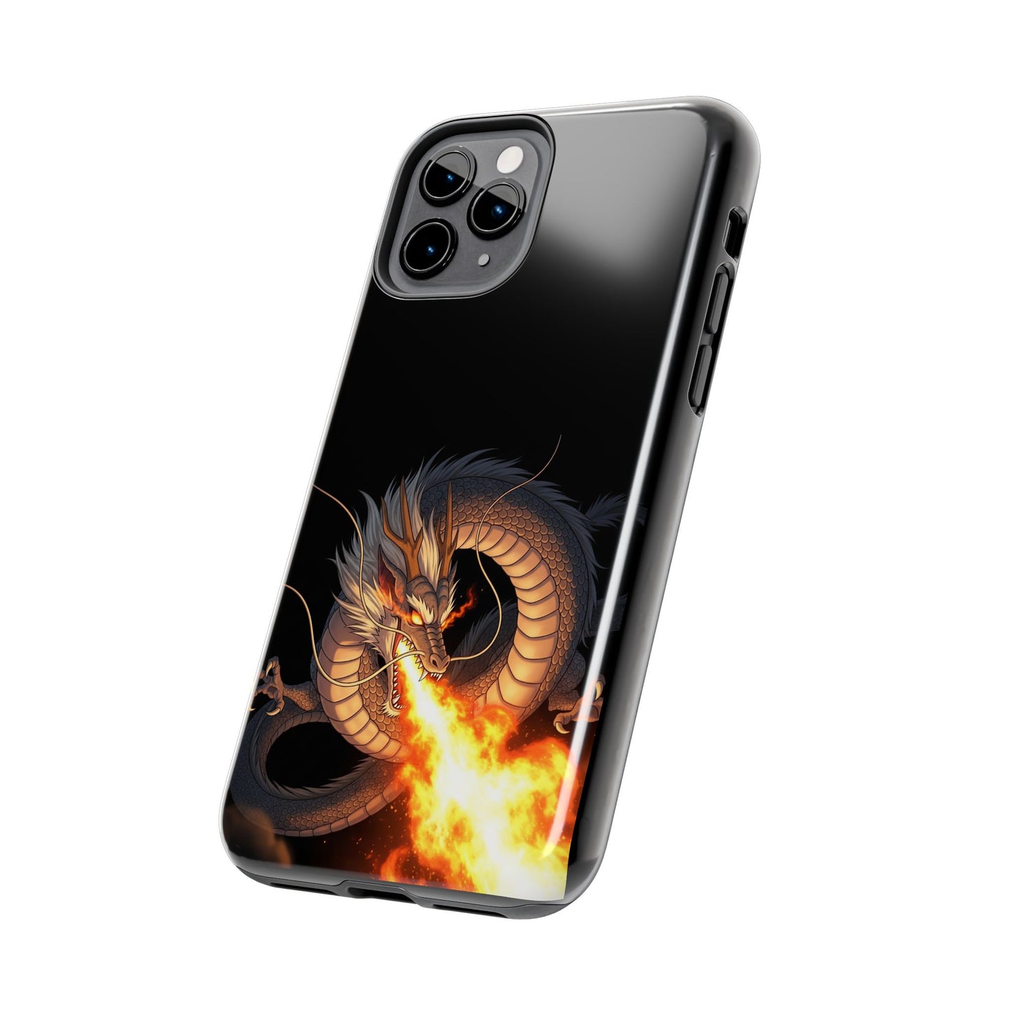 Dragon Fire Phone Case | Tough & Stylish, Perfect for Gamers, Gift for Tech Lovers, Protective Accessory, Adjustable Fit