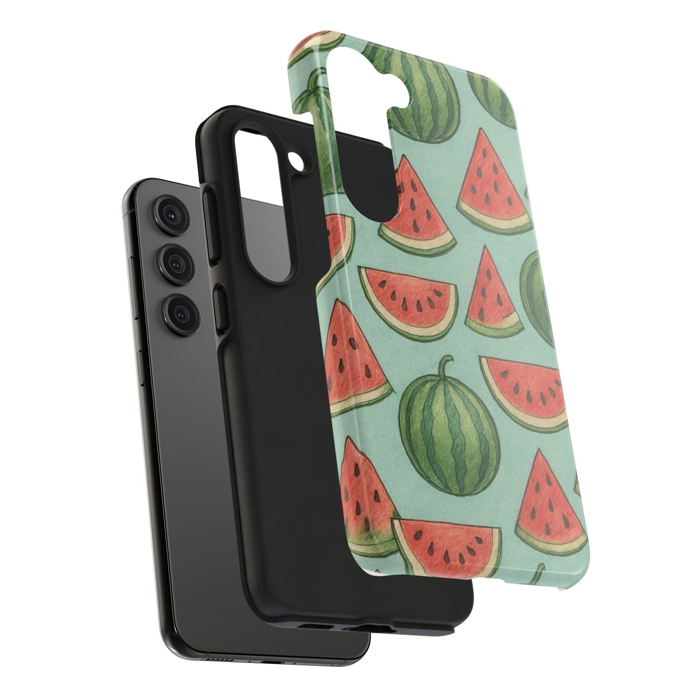 Fun Watermelon Phone Cases, Summer Phone Cover, Cute Fruit Case, Unique Cell Phone Accessory, Gift for Her, Phone Protection