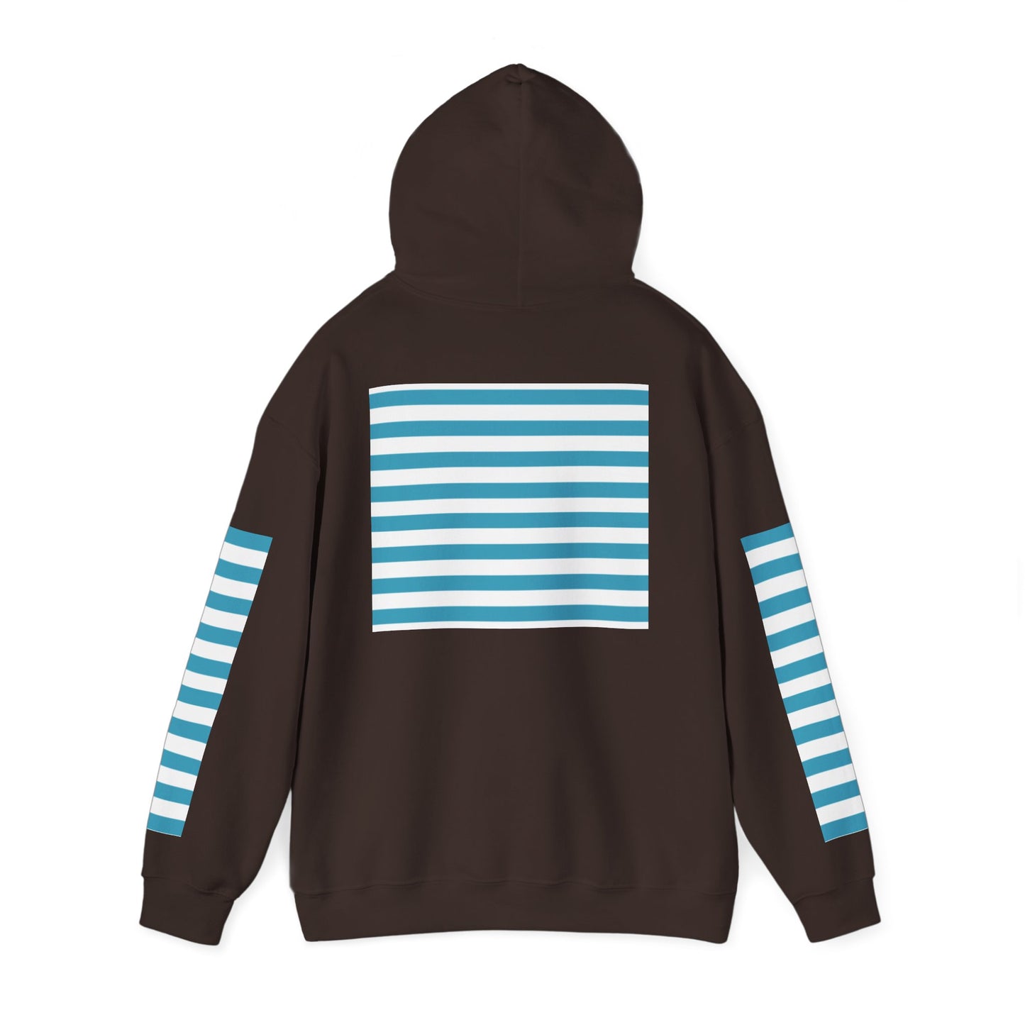 Unisex Striped Heavy Blend Hoodie - Cozy Fashion Statement