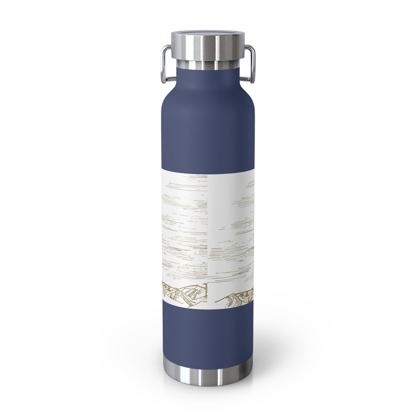 Lighthouse Insulated Water Bottle - 22oz Copper Vacuum Flask