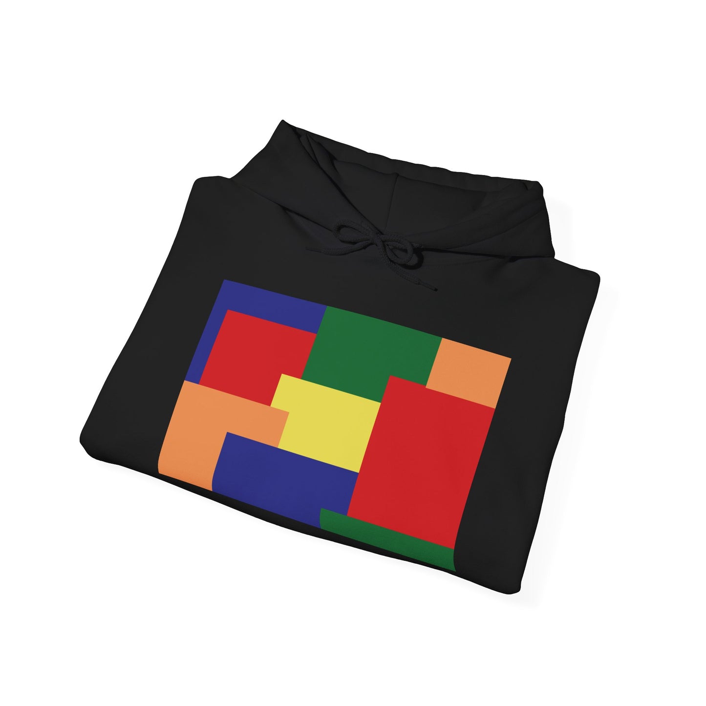 Colorful Abstract Hoodie, Unisex Heavy Blend Sweatshirt, Cozy Layering Piece, Gift for Art Lovers, Unique Fashion Statement