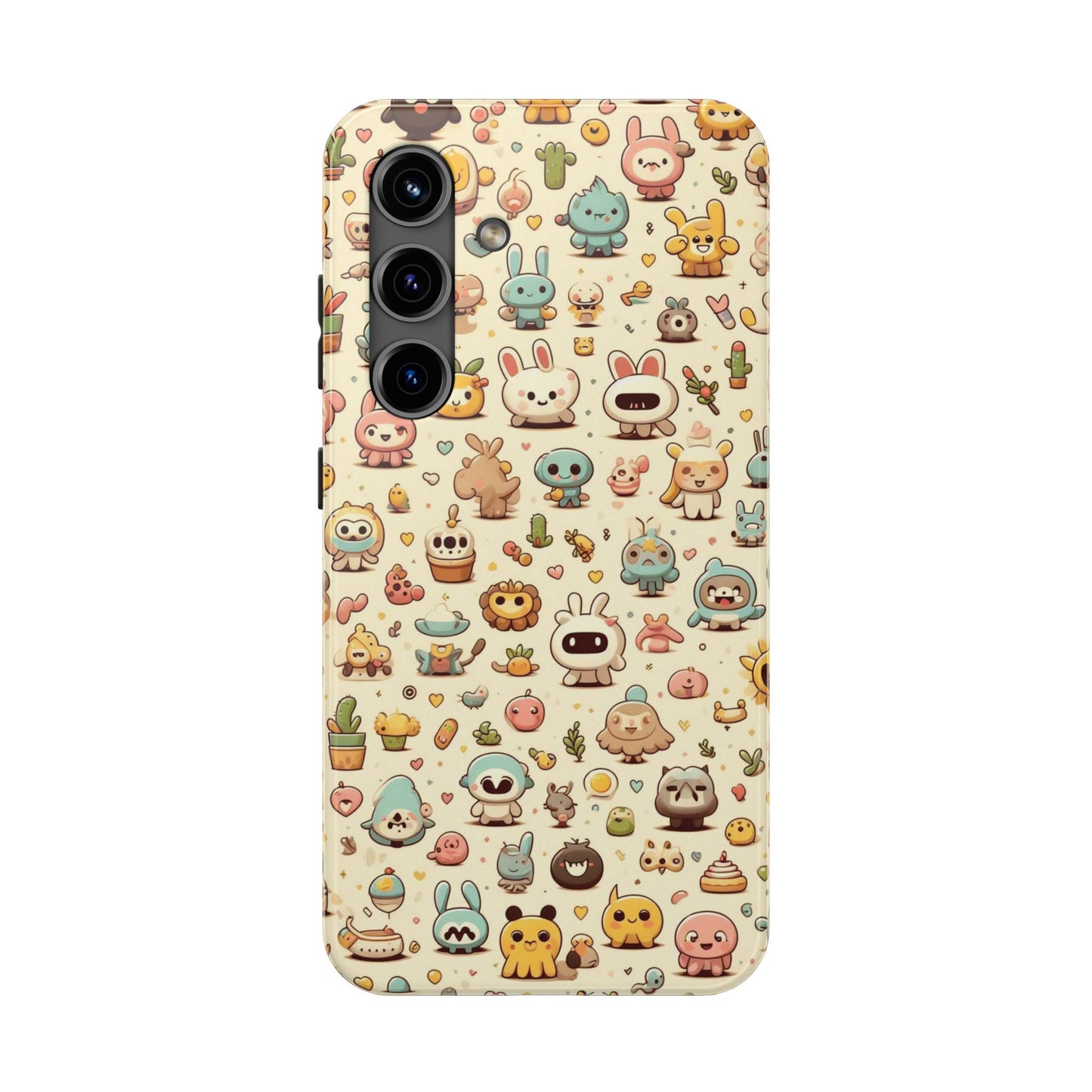 Cute Cartoon Phone Cases - Kawaii Design for Kids, Fun Gift for Birthdays, Durable Protection, Unique Colors, Everyday Use