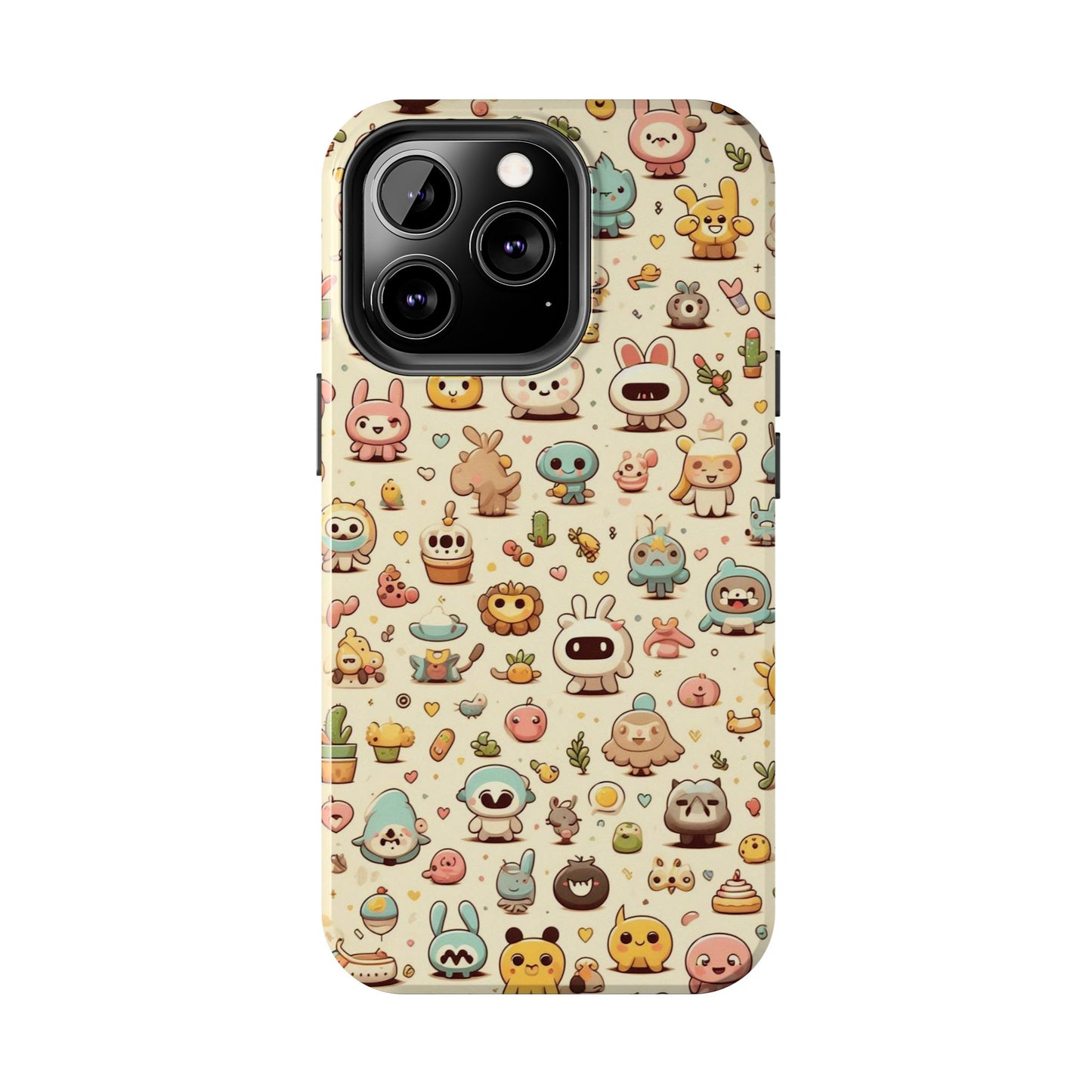 Cute Cartoon Phone Cases - Kawaii Design for Kids, Fun Gift for Birthdays, Durable Protection, Unique Colors, Everyday Use