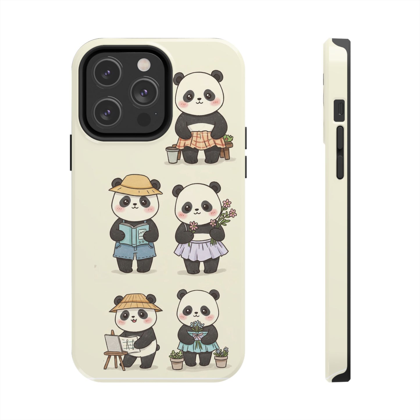 Cute Panda Tough Phone Cases | Stylish Phone Cover, Gifts for Animal Lovers, Kids Accessories, Cute Phone Protector, Fun Design