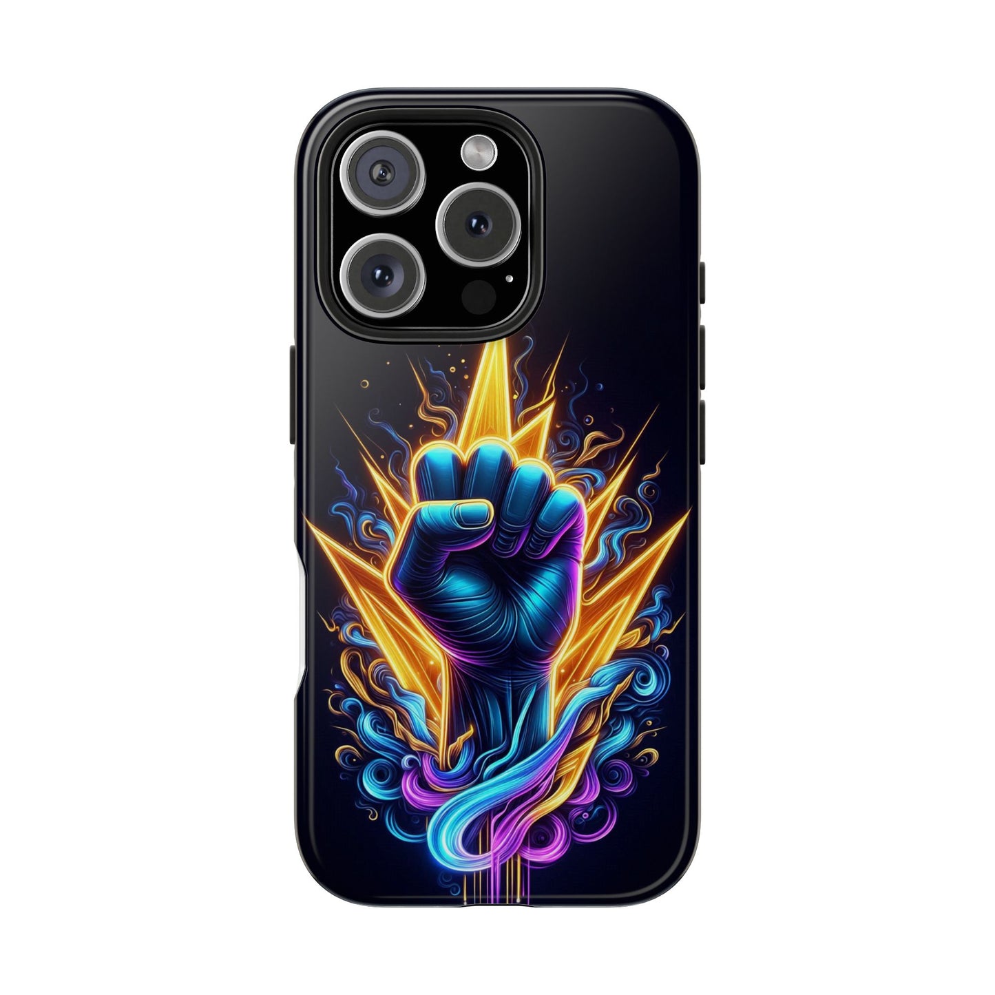 Vibrant Tough Phone Case, Unique Phone Protector, Gift for Him, Colorful Smartphone Cover, Inspirational Design