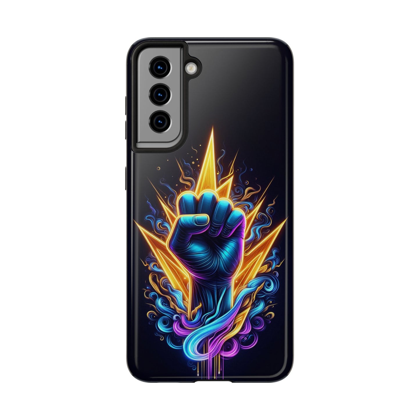 Vibrant Tough Phone Case, Unique Phone Protector, Gift for Him, Colorful Smartphone Cover, Inspirational Design