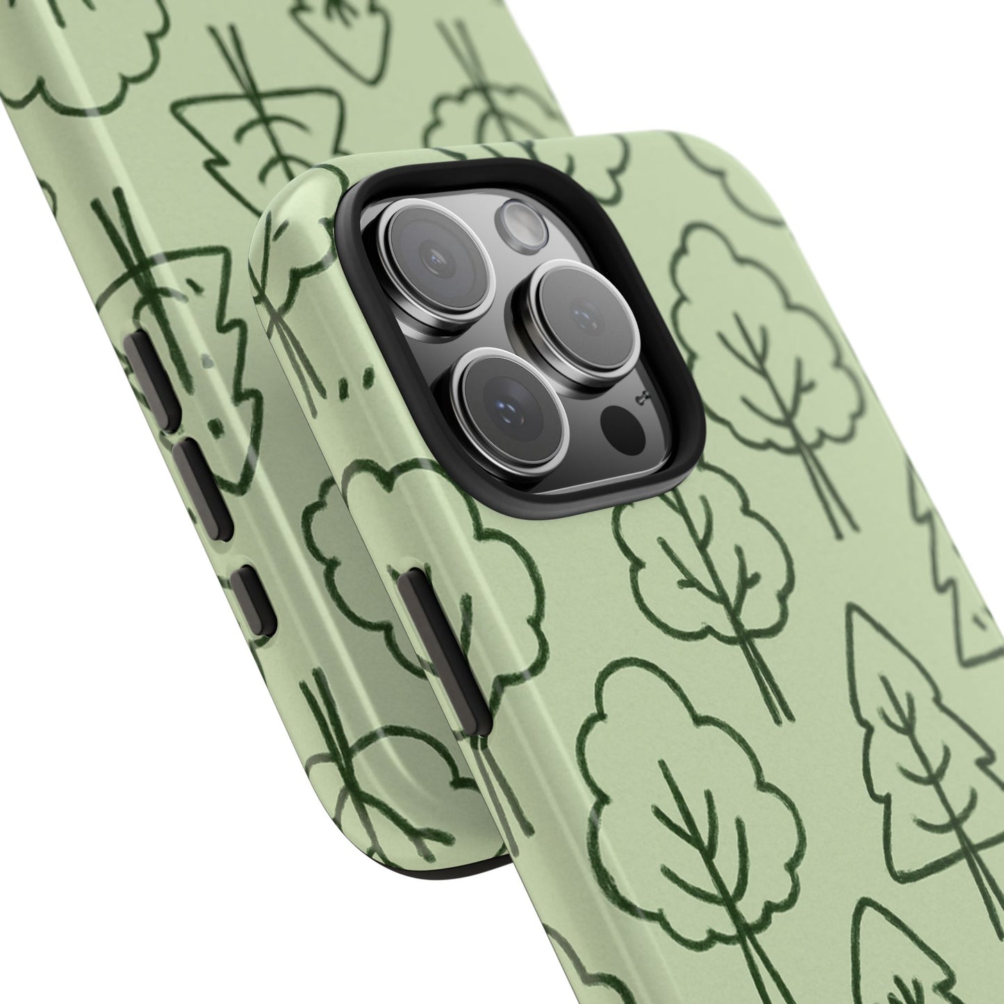 Nature-Inspired Tough Phone Cases | Forest Pattern, Eco-Friendly Design, Gift for Nature Lovers, Outdoor Enthusiasts, Phone Protection