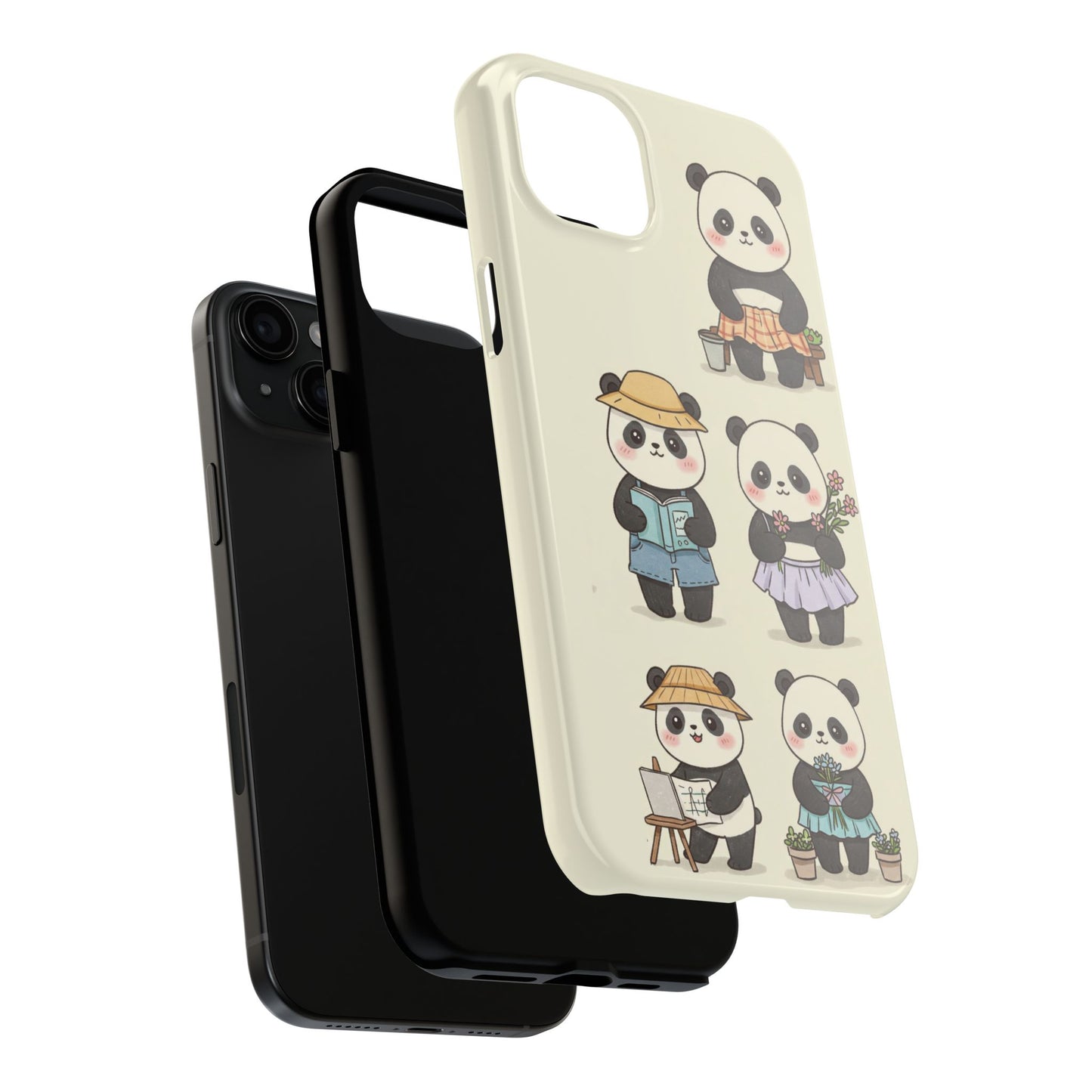 Cute Panda Tough Phone Cases | Stylish Phone Cover, Gifts for Animal Lovers, Kids Accessories, Cute Phone Protector, Fun Design