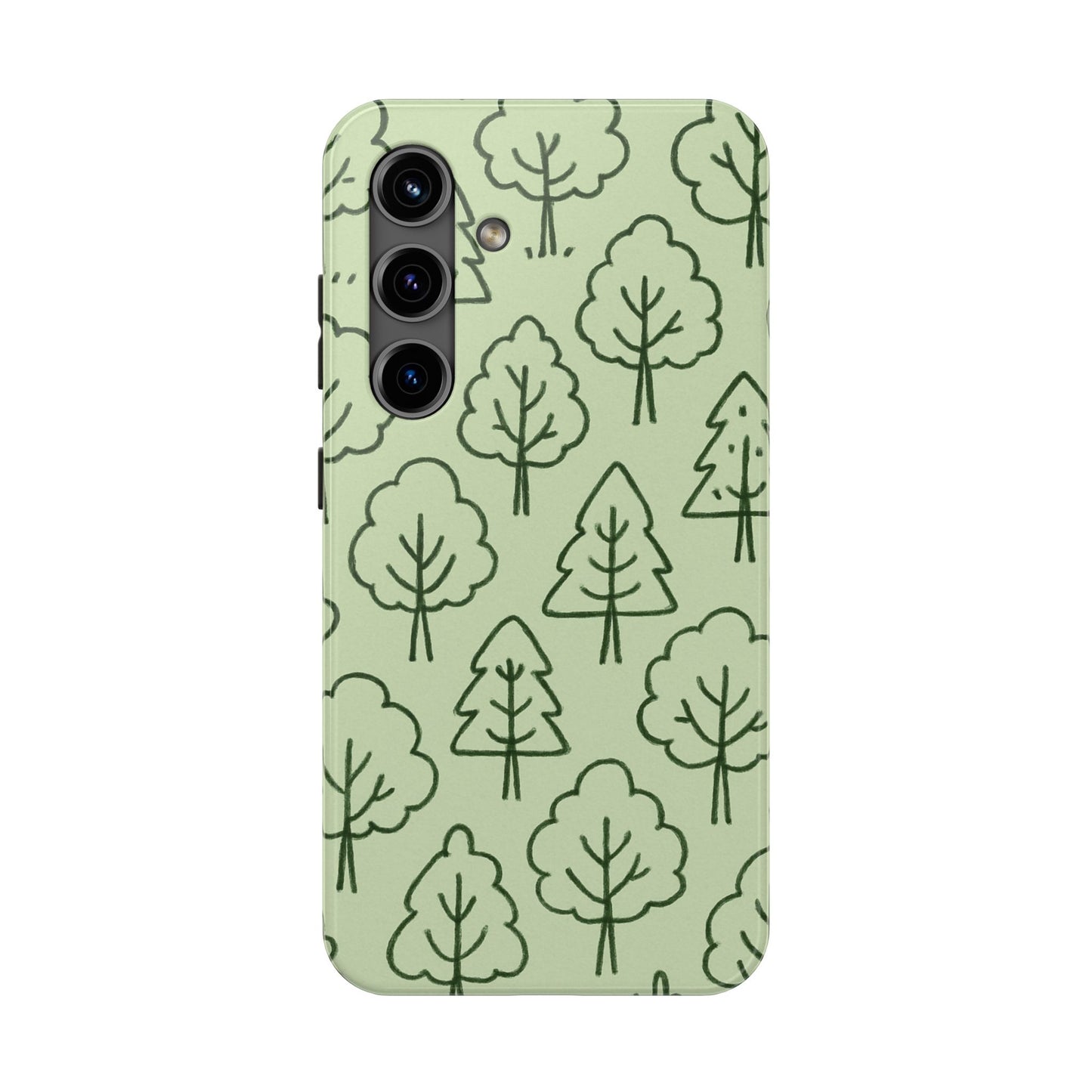 Nature-Inspired Tough Phone Cases | Forest Pattern, Eco-Friendly Design, Gift for Nature Lovers, Outdoor Enthusiasts, Phone Protection