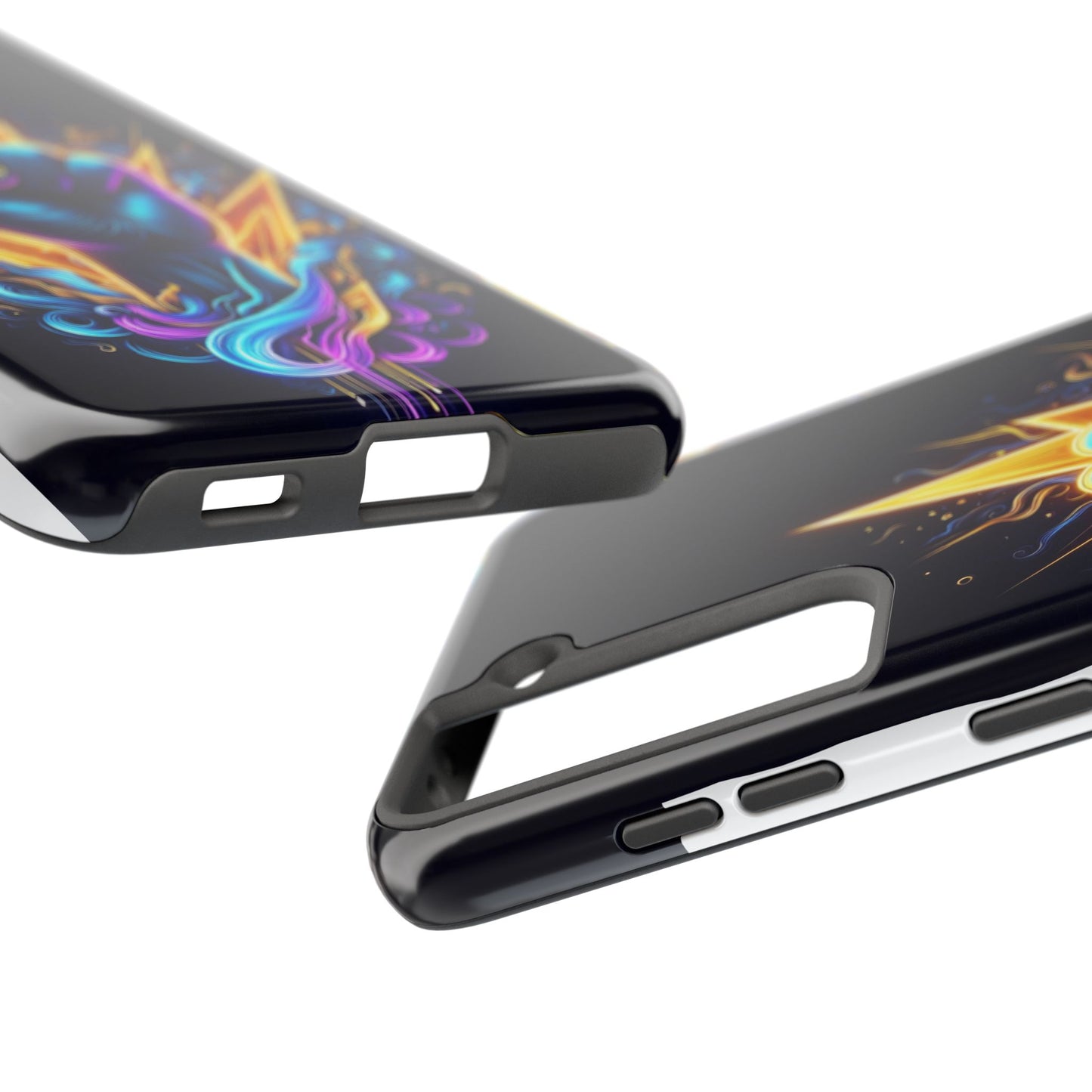 Vibrant Tough Phone Case, Unique Phone Protector, Gift for Him, Colorful Smartphone Cover, Inspirational Design