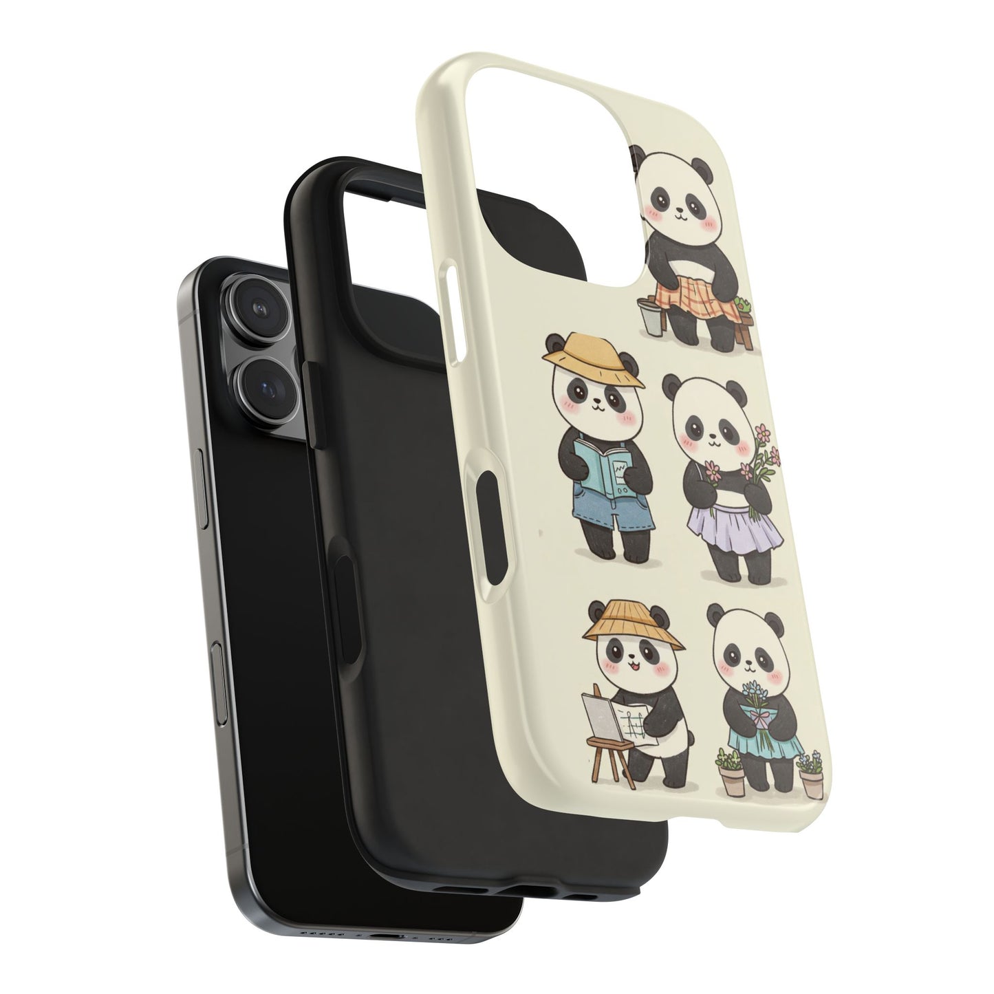 Cute Panda Tough Phone Cases | Stylish Phone Cover, Gifts for Animal Lovers, Kids Accessories, Cute Phone Protector, Fun Design