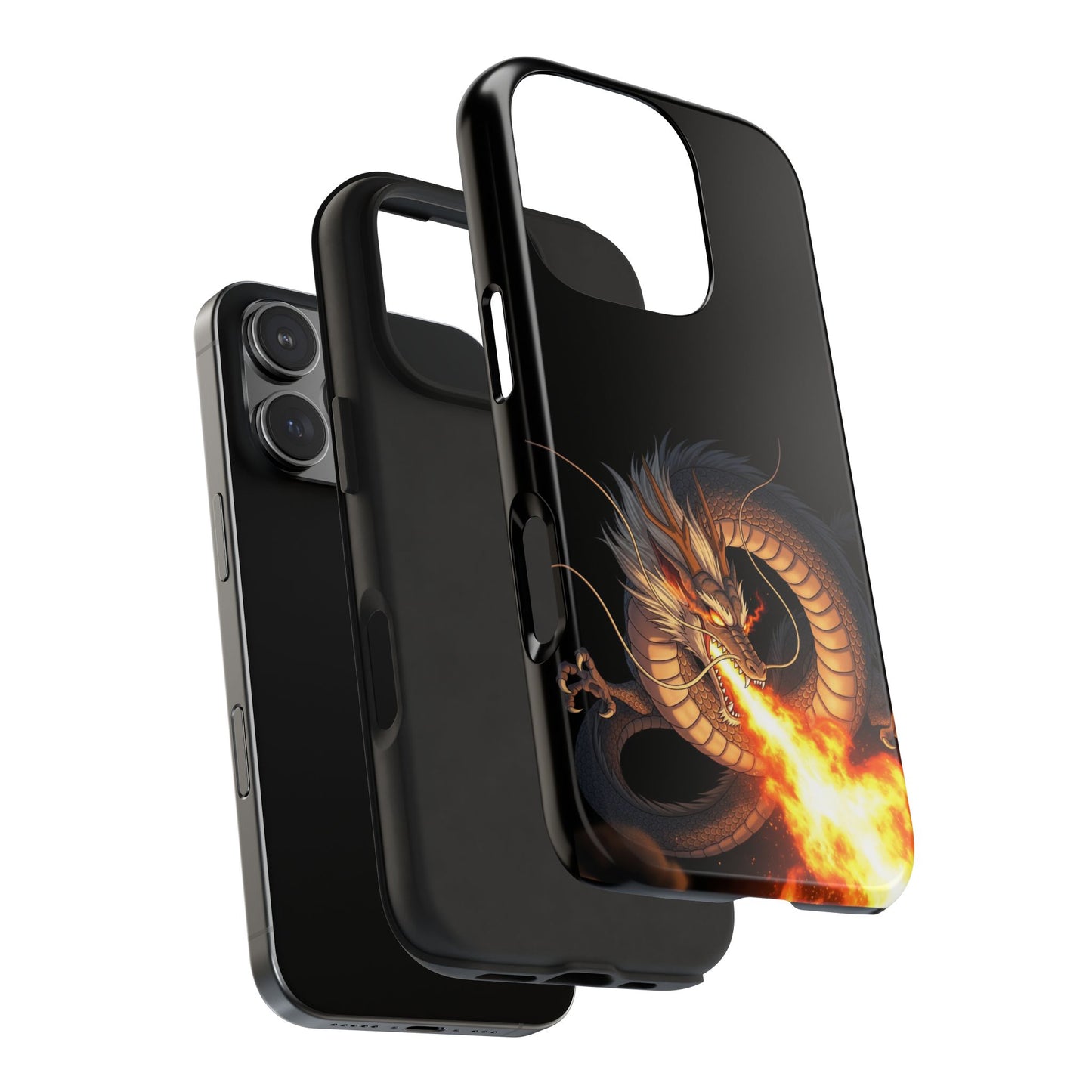 Dragon Fire Phone Case | Tough & Stylish, Perfect for Gamers, Gift for Tech Lovers, Protective Accessory, Adjustable Fit