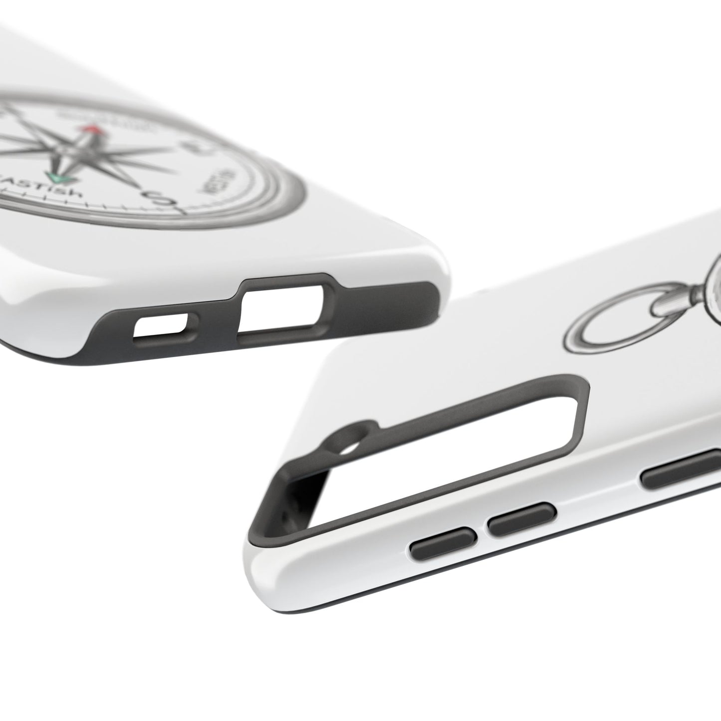 Compass Phone Case | Adventure Ready Tough Case, Gifts for Travelers, Unique Phone Accessories, Birthday Present, Personalized Design