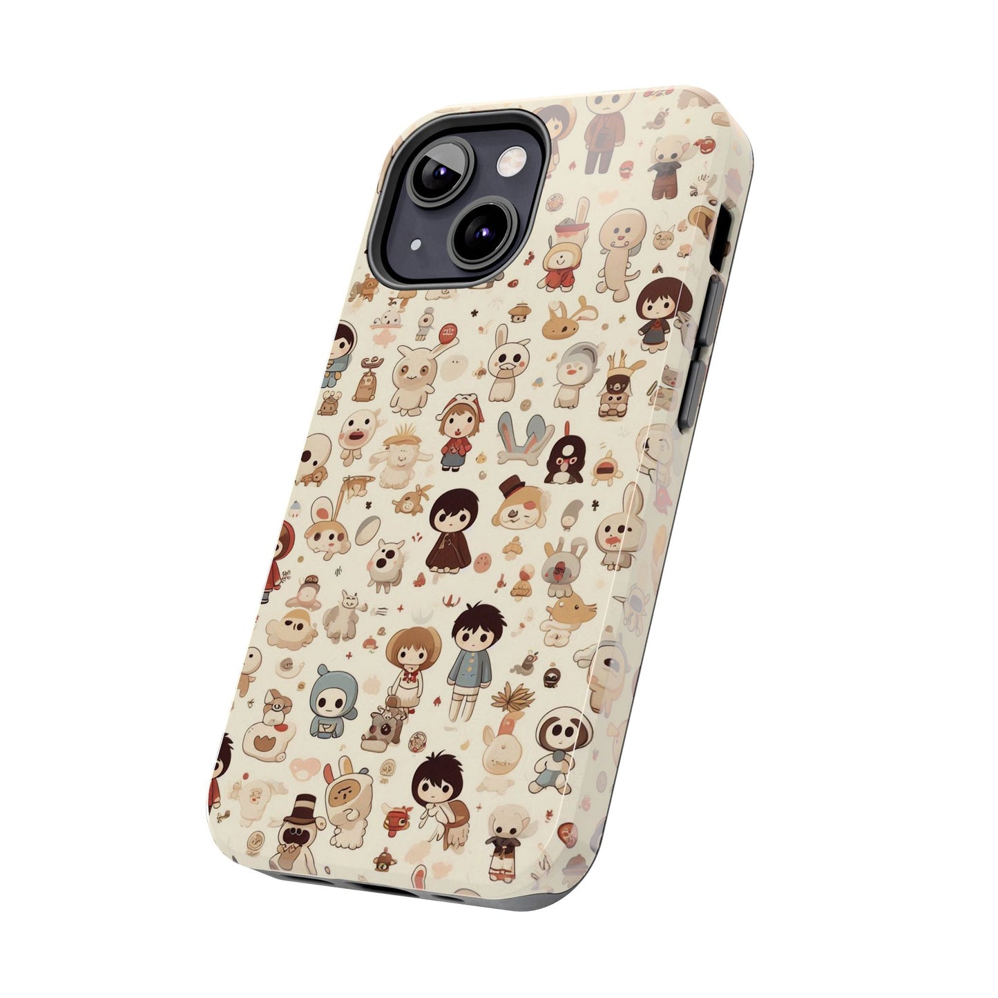Cute Character Phone Case, Durable Phone Cover, Kawaii Phone Cases, Unique Phone Accessories, Gift for Kids and Teens