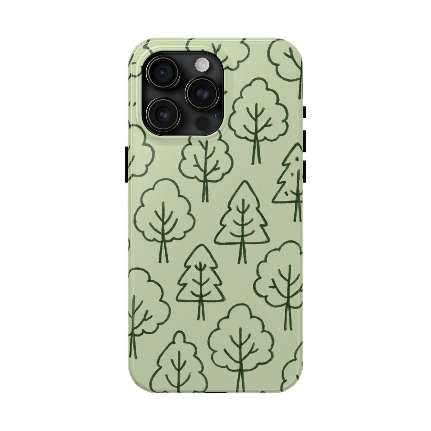 Nature-Inspired Tough Phone Cases | Forest Pattern, Eco-Friendly Design, Gift for Nature Lovers, Outdoor Enthusiasts, Phone Protection
