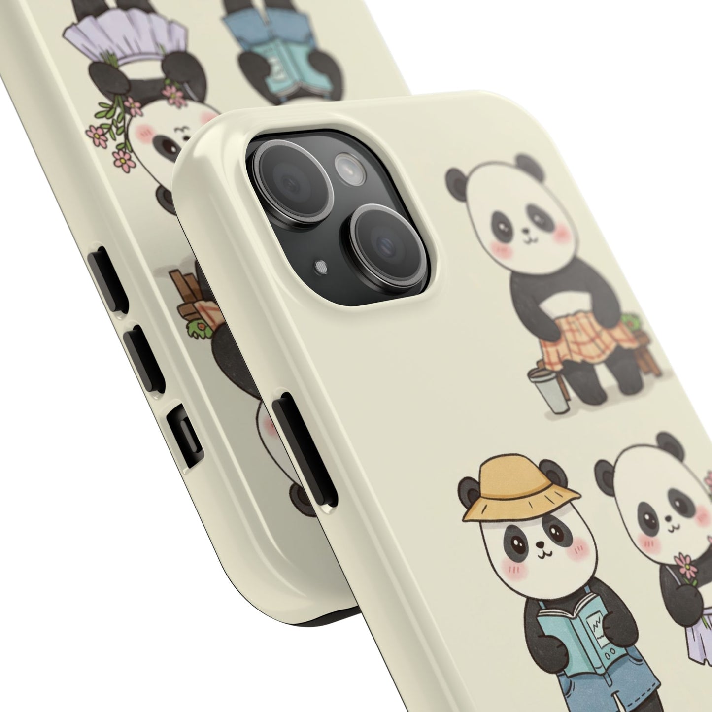 Cute Panda Tough Phone Cases | Stylish Phone Cover, Gifts for Animal Lovers, Kids Accessories, Cute Phone Protector, Fun Design