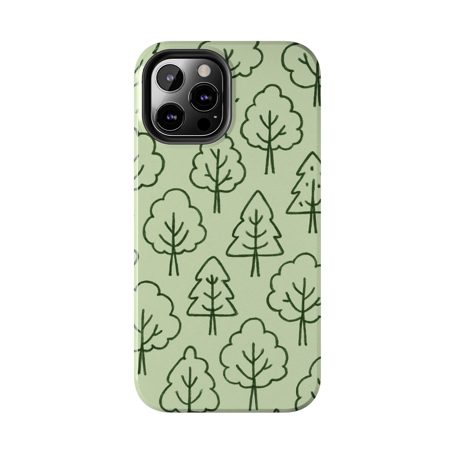 Nature-Inspired Tough Phone Cases | Forest Pattern, Eco-Friendly Design, Gift for Nature Lovers, Outdoor Enthusiasts, Phone Protection