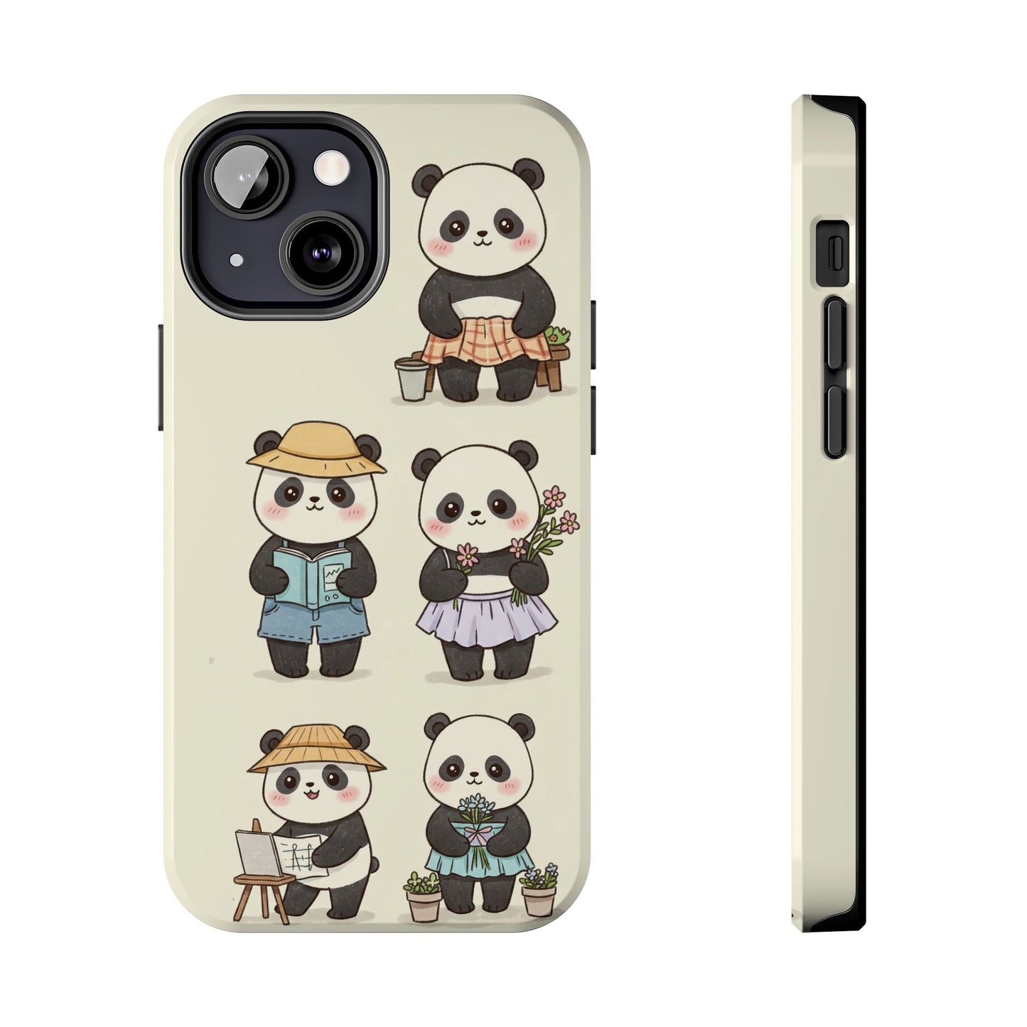 Cute Panda Tough Phone Cases | Stylish Phone Cover, Gifts for Animal Lovers, Kids Accessories, Cute Phone Protector, Fun Design