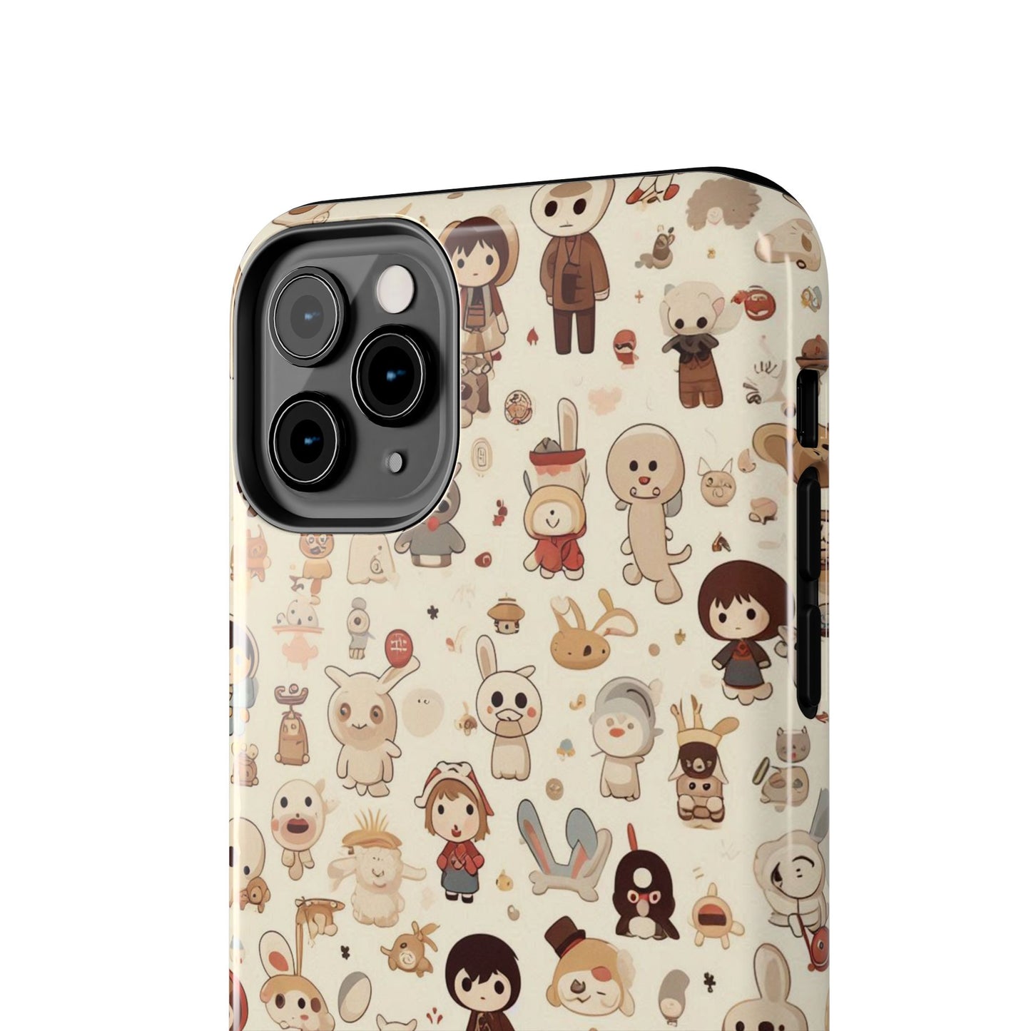 Cute Character Phone Case, Durable Phone Cover, Kawaii Phone Cases, Unique Phone Accessories, Gift for Kids and Teens