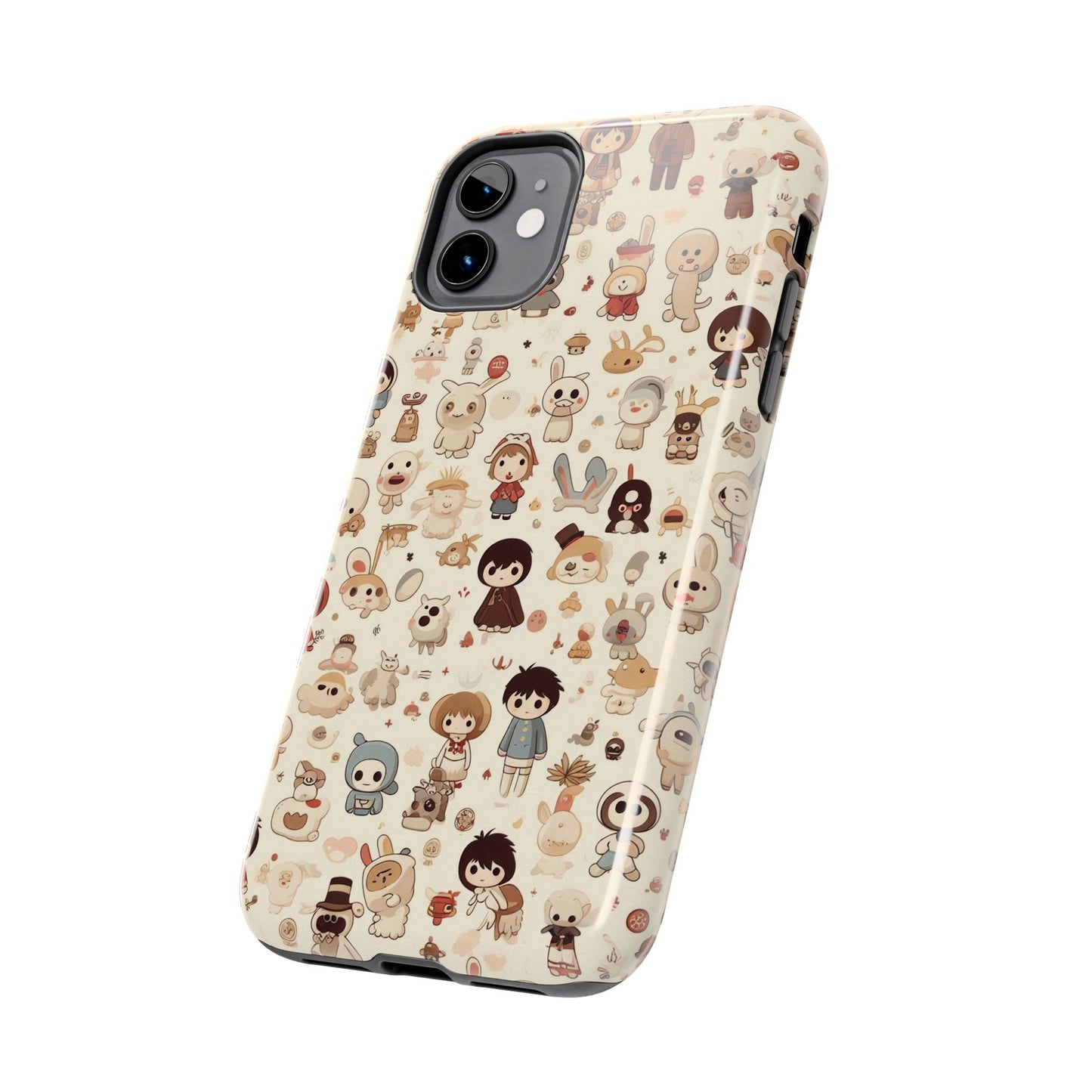 Cute Character Phone Case, Durable Phone Cover, Kawaii Phone Cases, Unique Phone Accessories, Gift for Kids and Teens