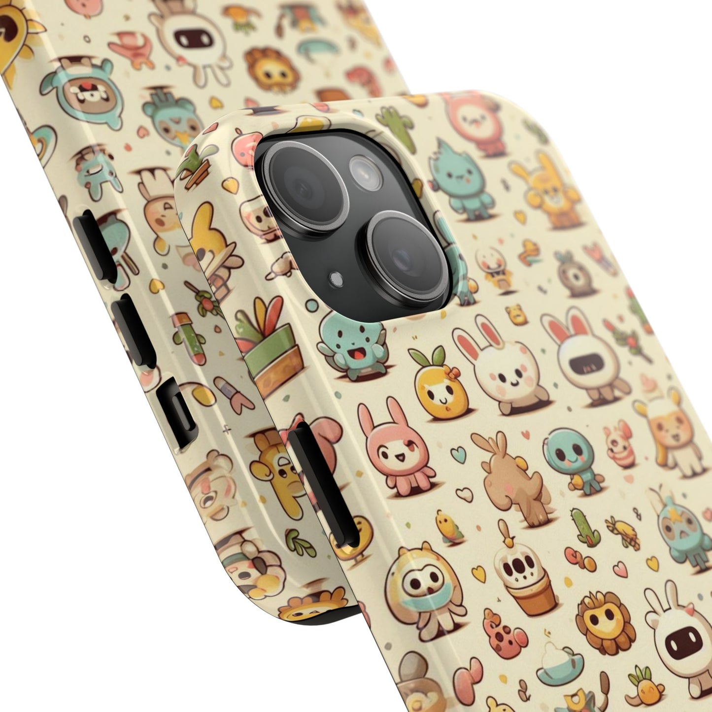 Cute Cartoon Phone Cases - Kawaii Design for Kids, Fun Gift for Birthdays, Durable Protection, Unique Colors, Everyday Use