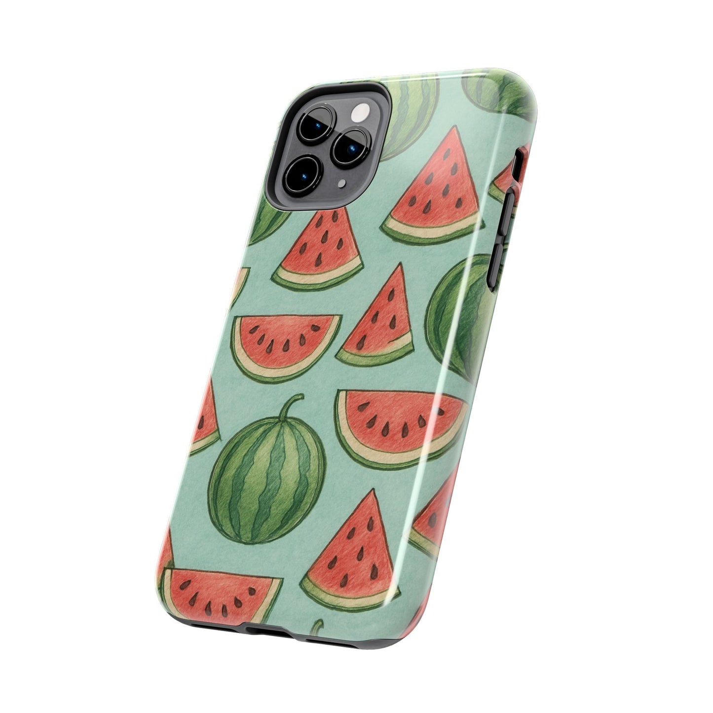 Fun Watermelon Phone Cases, Summer Phone Cover, Cute Fruit Case, Unique Cell Phone Accessory, Gift for Her, Phone Protection