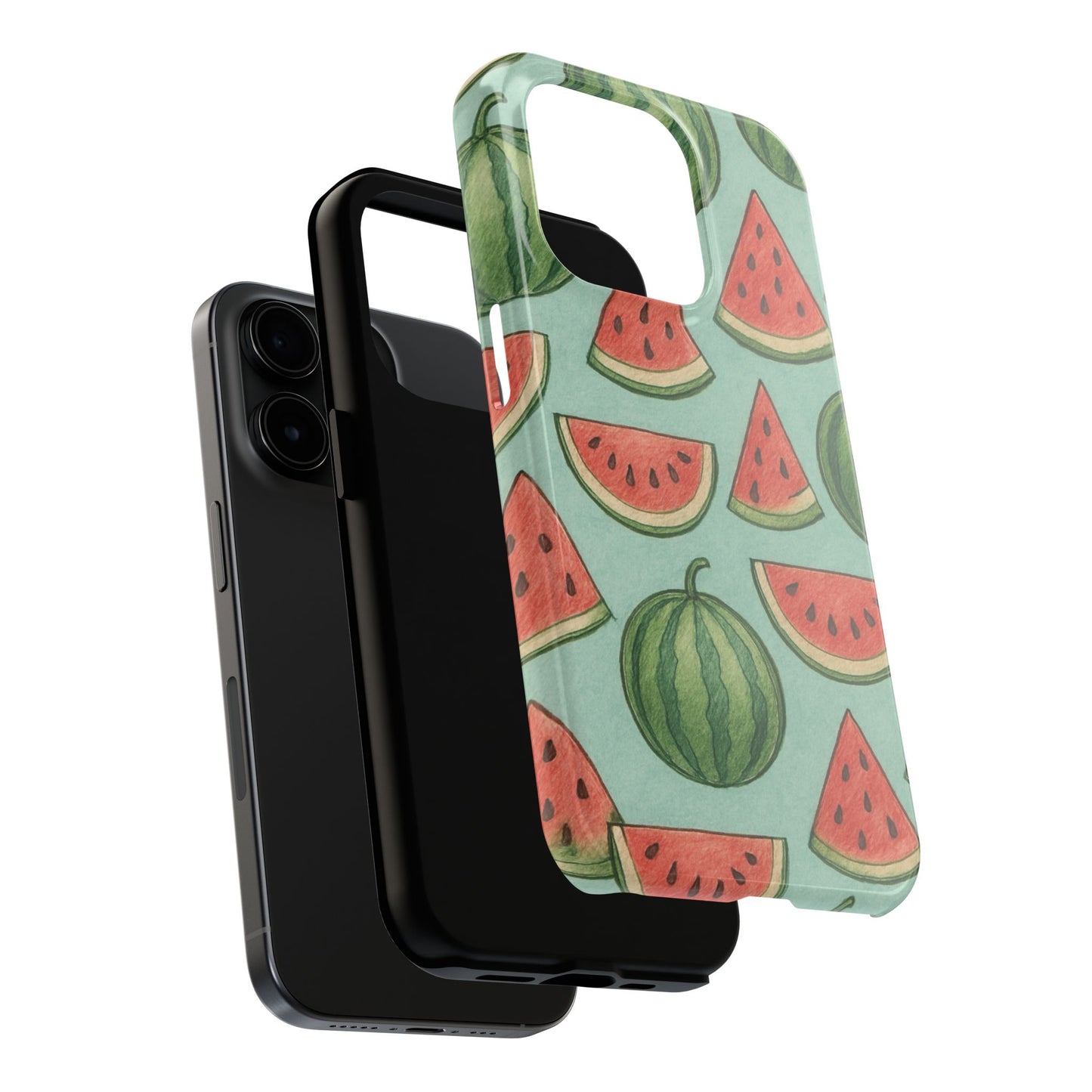 Fun Watermelon Phone Cases, Summer Phone Cover, Cute Fruit Case, Unique Cell Phone Accessory, Gift for Her, Phone Protection