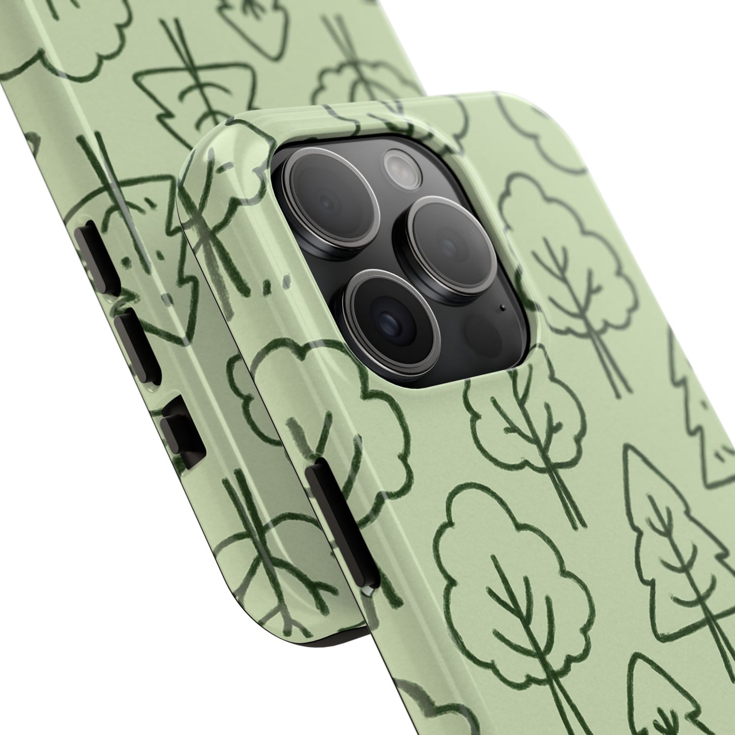 Nature-Inspired Tough Phone Cases | Forest Pattern, Eco-Friendly Design, Gift for Nature Lovers, Outdoor Enthusiasts, Phone Protection