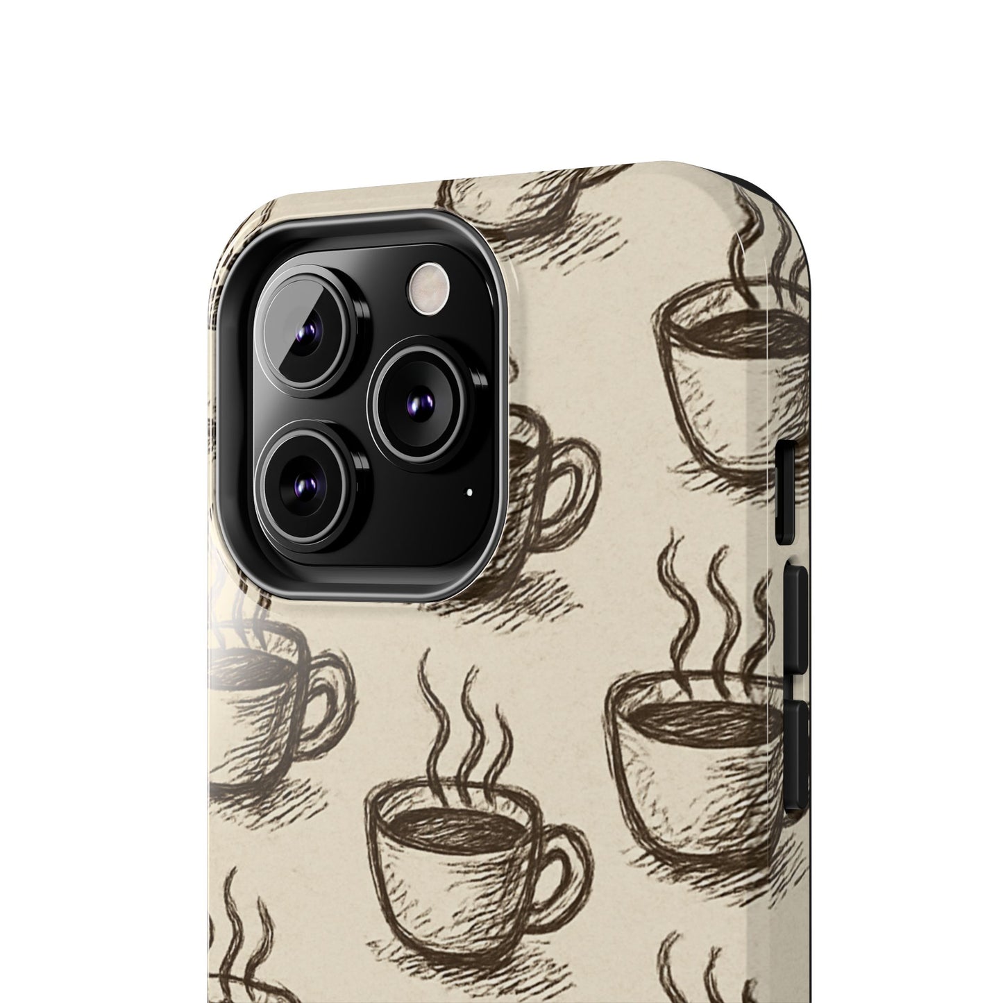 Elegant Coffee Cup Phone Cases - Stylish Tough Cases for Coffee Lovers, Gift for Tea Enthusiasts, Unique Phone Accessory