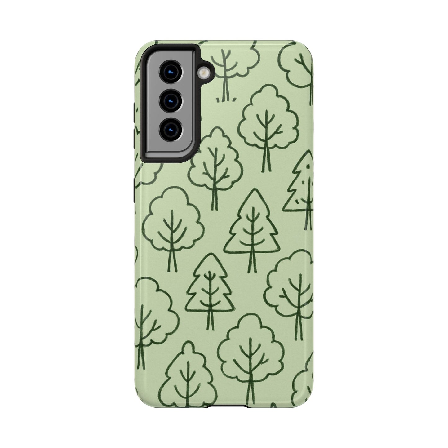 Nature-Inspired Tough Phone Cases | Forest Pattern, Eco-Friendly Design, Gift for Nature Lovers, Outdoor Enthusiasts, Phone Protection