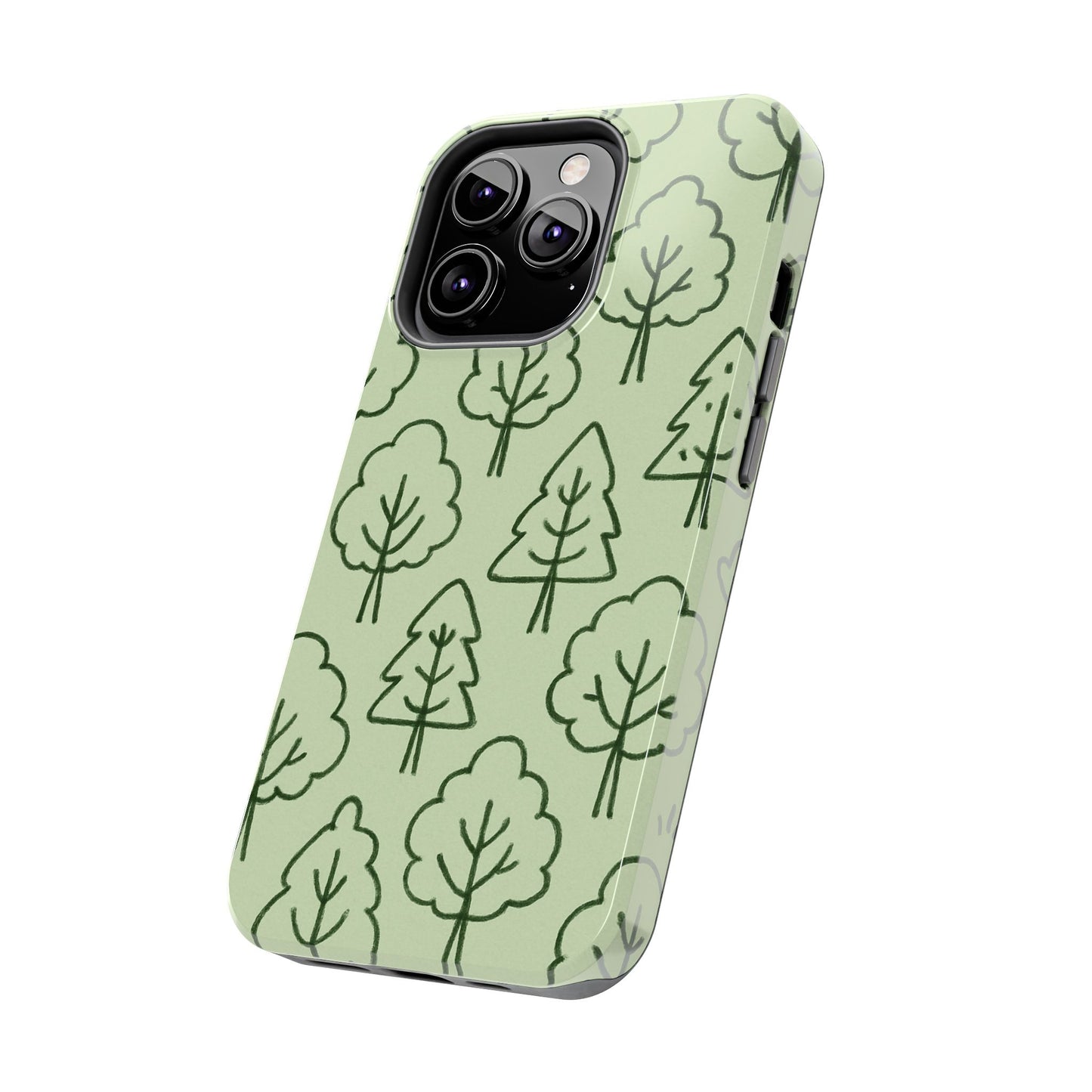 Nature-Inspired Tough Phone Cases | Forest Pattern, Eco-Friendly Design, Gift for Nature Lovers, Outdoor Enthusiasts, Phone Protection