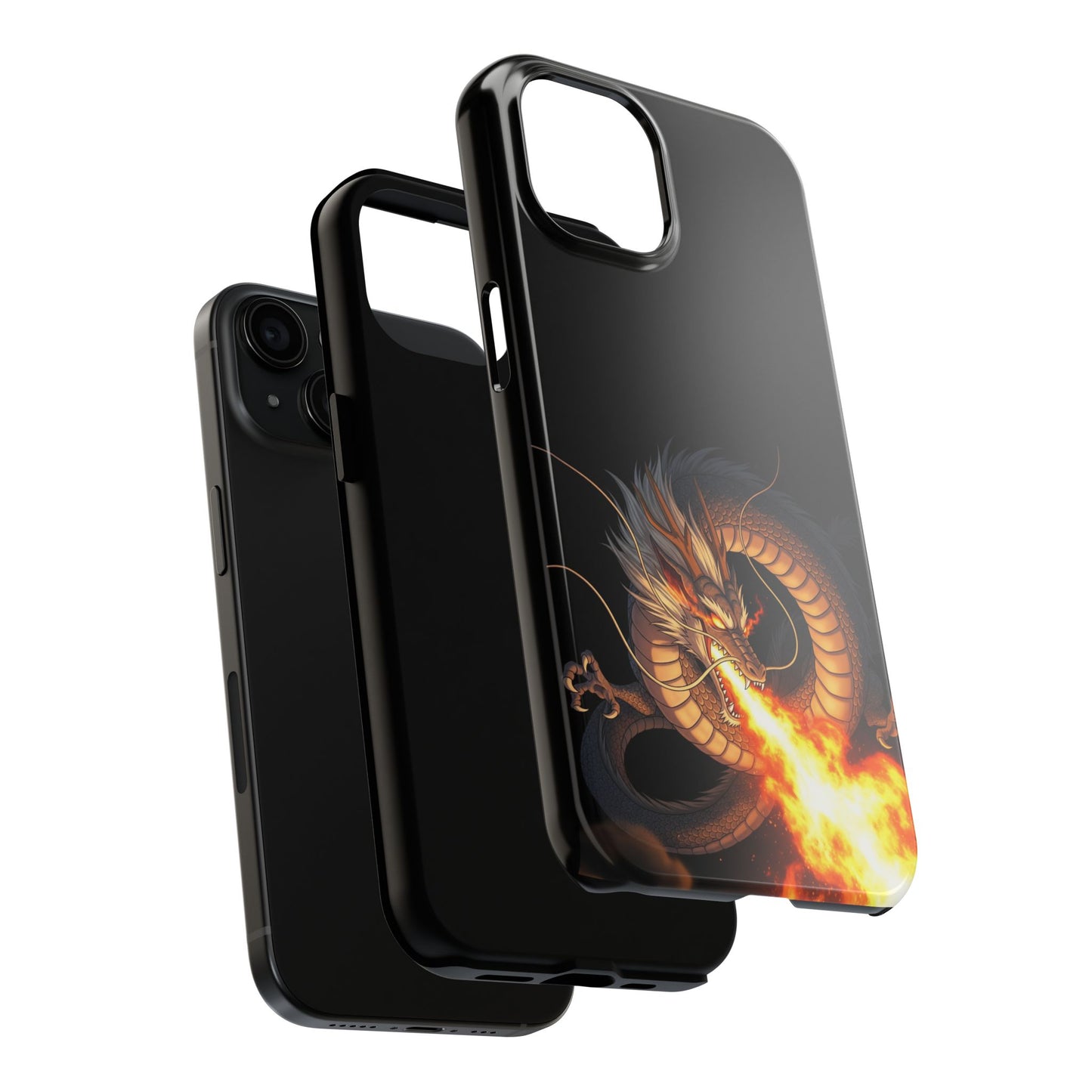 Dragon Fire Phone Case | Tough & Stylish, Perfect for Gamers, Gift for Tech Lovers, Protective Accessory, Adjustable Fit