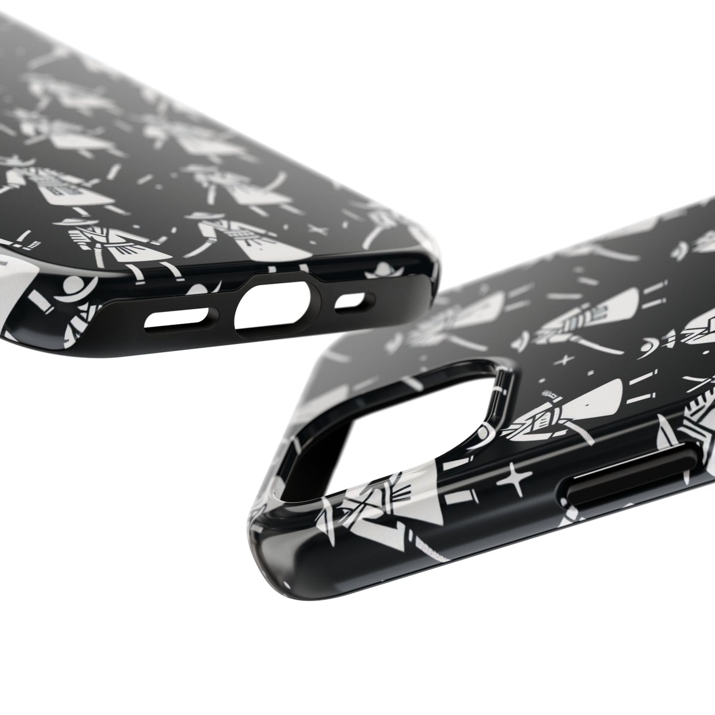 Warrior Pattern Tough Phone Cases, Durable Phone Cover, Unique Gift for Gamers, Protection from Drops, Stylish Phone Accessories