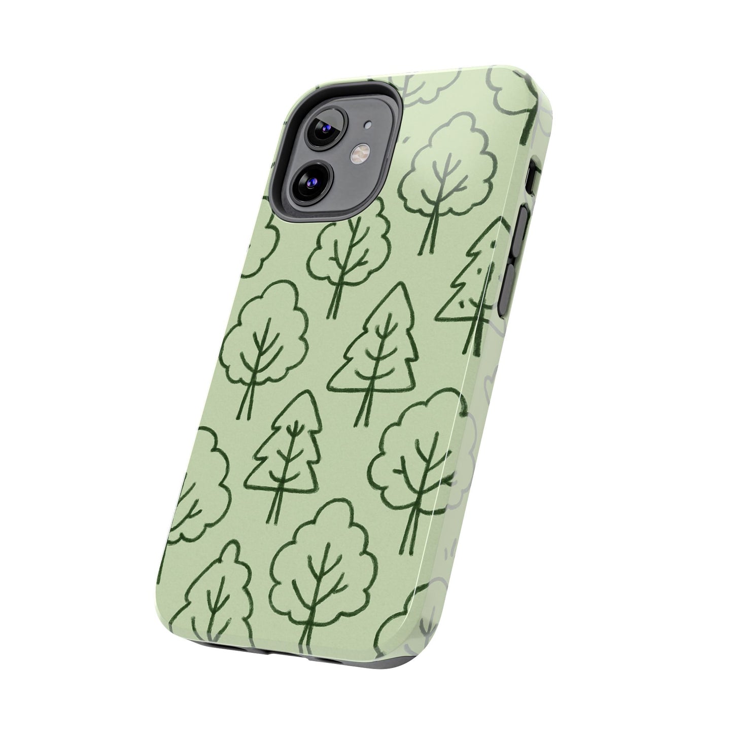 Nature-Inspired Tough Phone Cases | Forest Pattern, Eco-Friendly Design, Gift for Nature Lovers, Outdoor Enthusiasts, Phone Protection