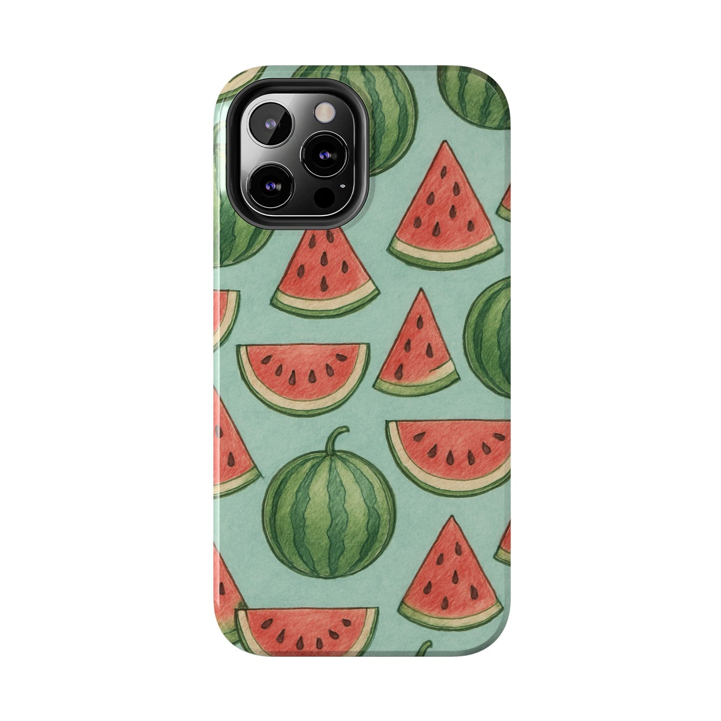 Fun Watermelon Phone Cases, Summer Phone Cover, Cute Fruit Case, Unique Cell Phone Accessory, Gift for Her, Phone Protection