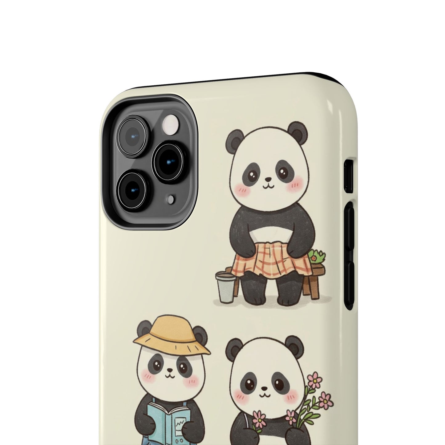 Cute Panda Tough Phone Cases | Stylish Phone Cover, Gifts for Animal Lovers, Kids Accessories, Cute Phone Protector, Fun Design