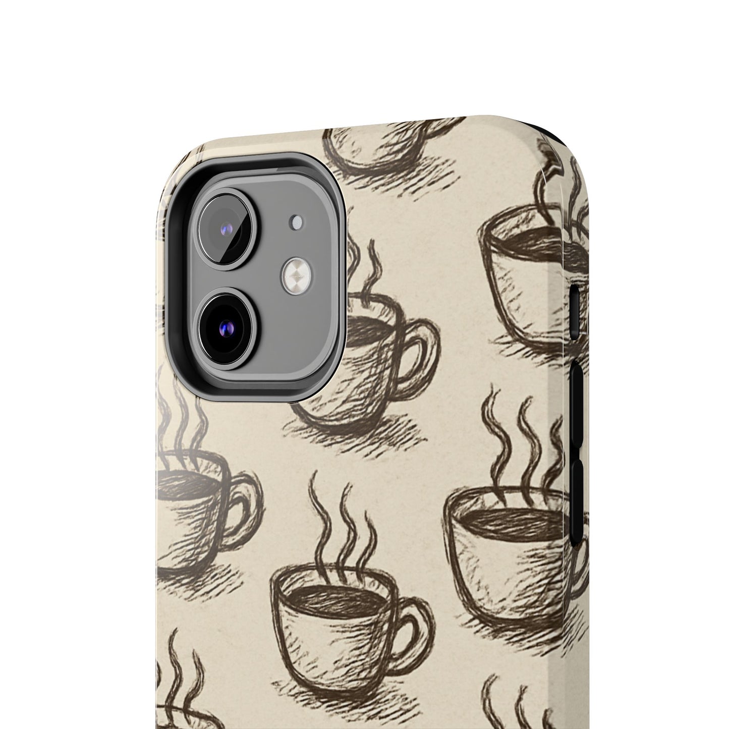 Elegant Coffee Cup Phone Cases - Stylish Tough Cases for Coffee Lovers, Gift for Tea Enthusiasts, Unique Phone Accessory