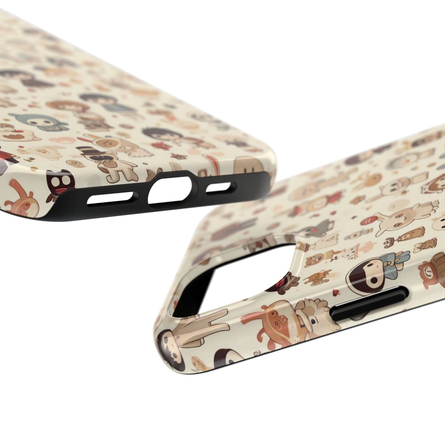 Cute Character Phone Case, Durable Phone Cover, Kawaii Phone Cases, Unique Phone Accessories, Gift for Kids and Teens