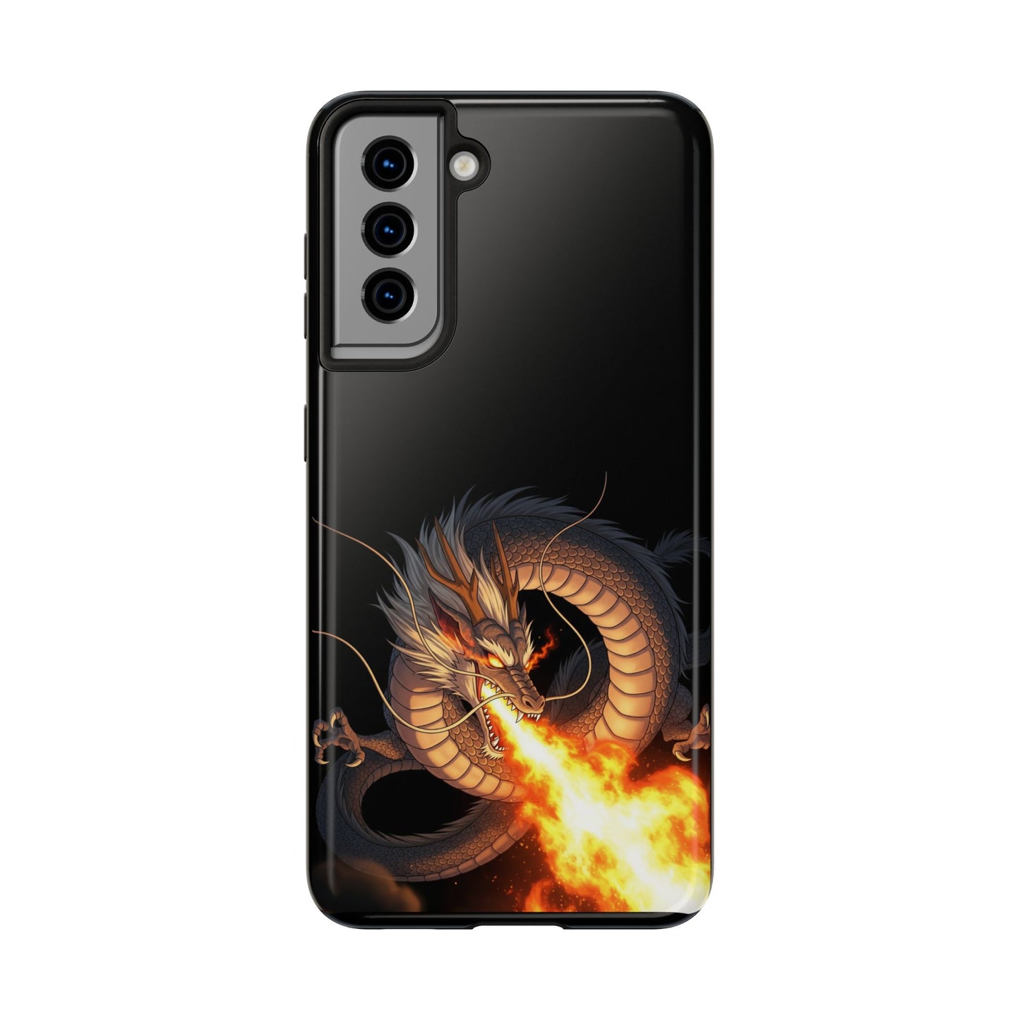 Dragon Fire Phone Case | Tough & Stylish, Perfect for Gamers, Gift for Tech Lovers, Protective Accessory, Adjustable Fit