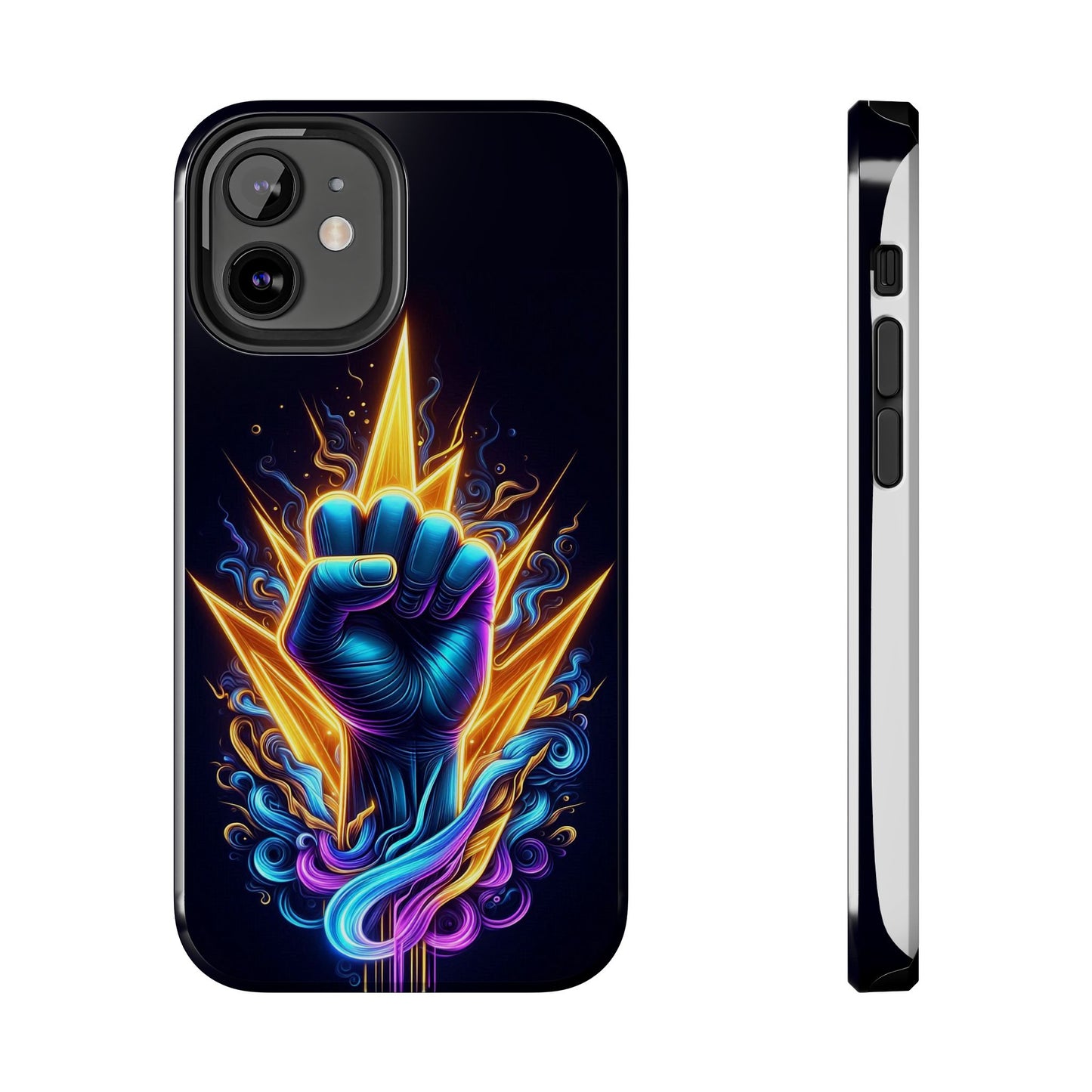 Vibrant Tough Phone Case, Unique Phone Protector, Gift for Him, Colorful Smartphone Cover, Inspirational Design