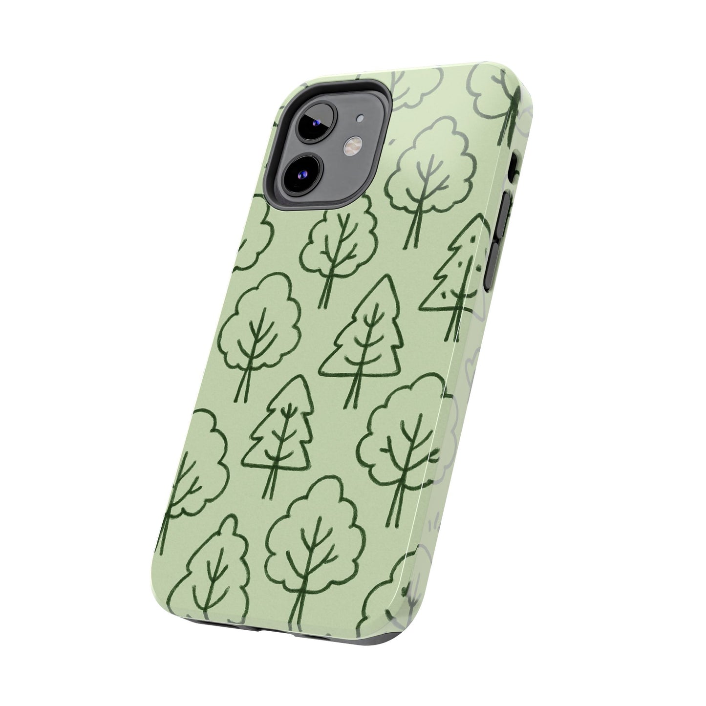 Nature-Inspired Tough Phone Cases | Forest Pattern, Eco-Friendly Design, Gift for Nature Lovers, Outdoor Enthusiasts, Phone Protection