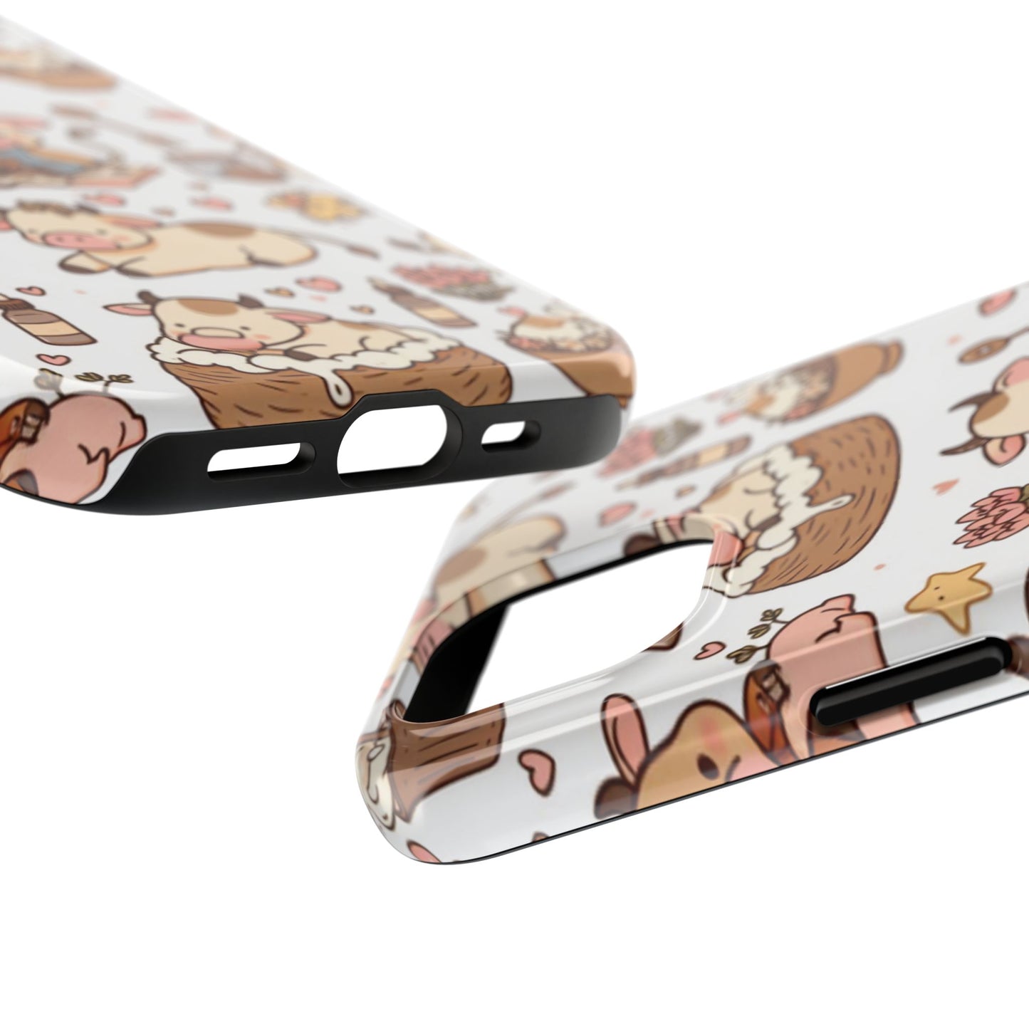 Cute Cow Phone Case, Tough Cow Themed Case, Animal Lover Gift, Durable Phone Protector, Fun Cow Print Design, Ideal for Birthdays