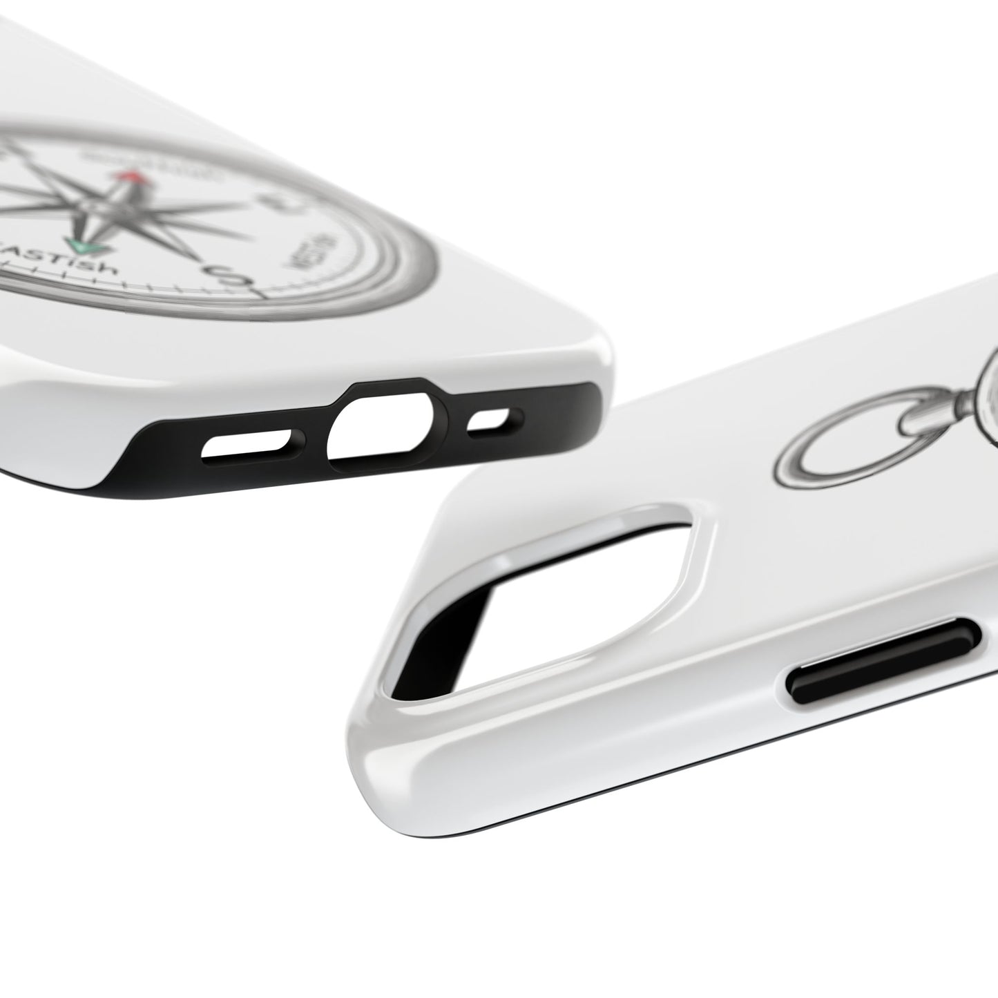 Compass Phone Case | Adventure Ready Tough Case, Gifts for Travelers, Unique Phone Accessories, Birthday Present, Personalized Design