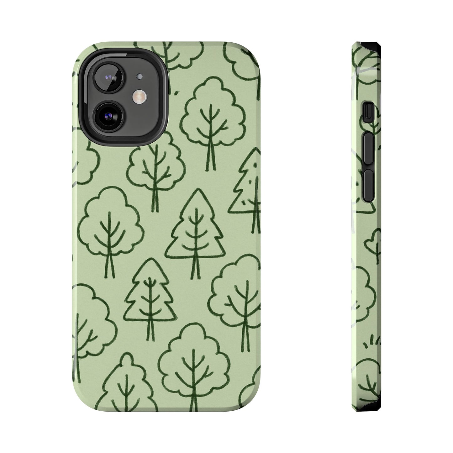 Nature-Inspired Tough Phone Cases | Forest Pattern, Eco-Friendly Design, Gift for Nature Lovers, Outdoor Enthusiasts, Phone Protection