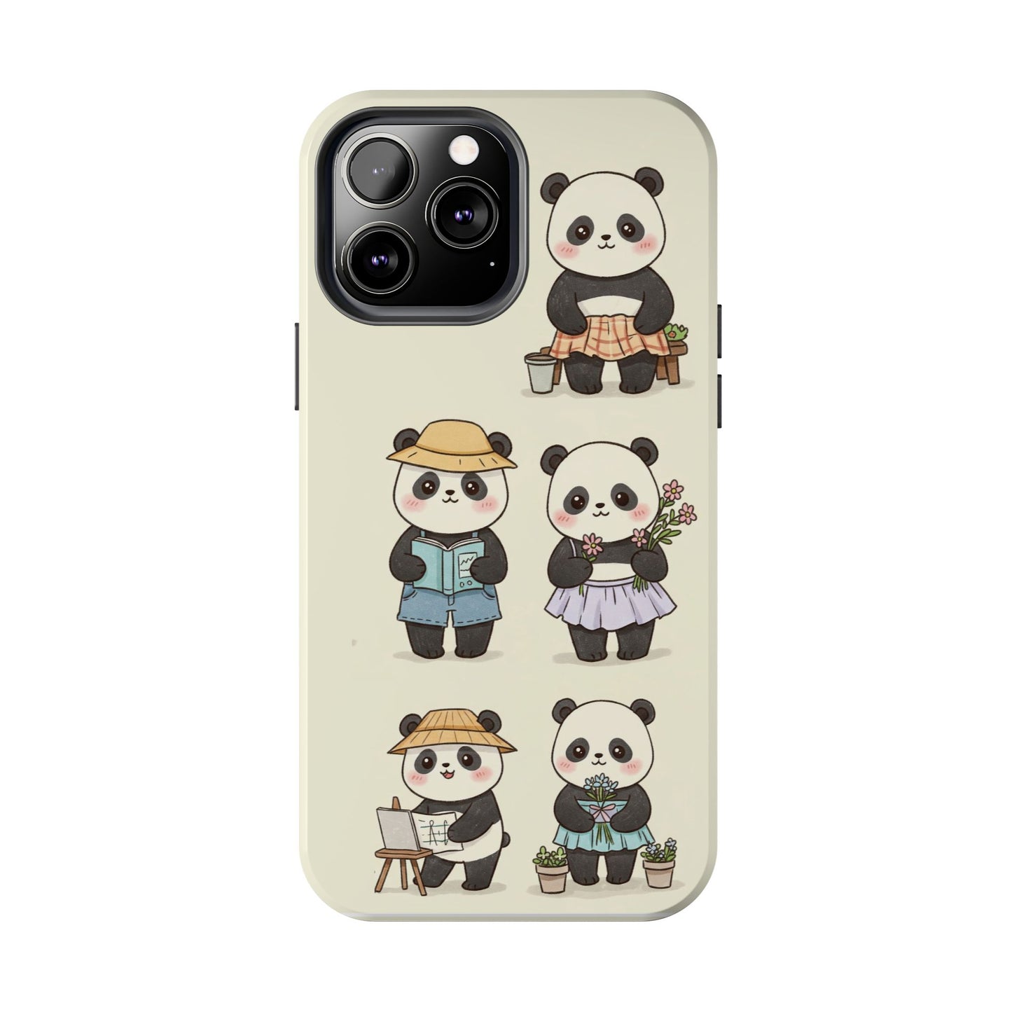 Cute Panda Tough Phone Cases | Stylish Phone Cover, Gifts for Animal Lovers, Kids Accessories, Cute Phone Protector, Fun Design