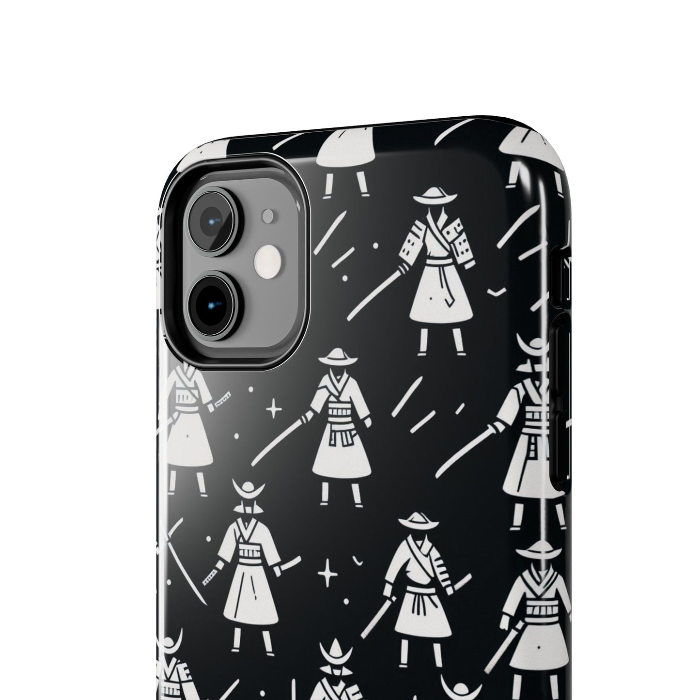 Warrior Pattern Tough Phone Cases, Durable Phone Cover, Unique Gift for Gamers, Protection from Drops, Stylish Phone Accessories