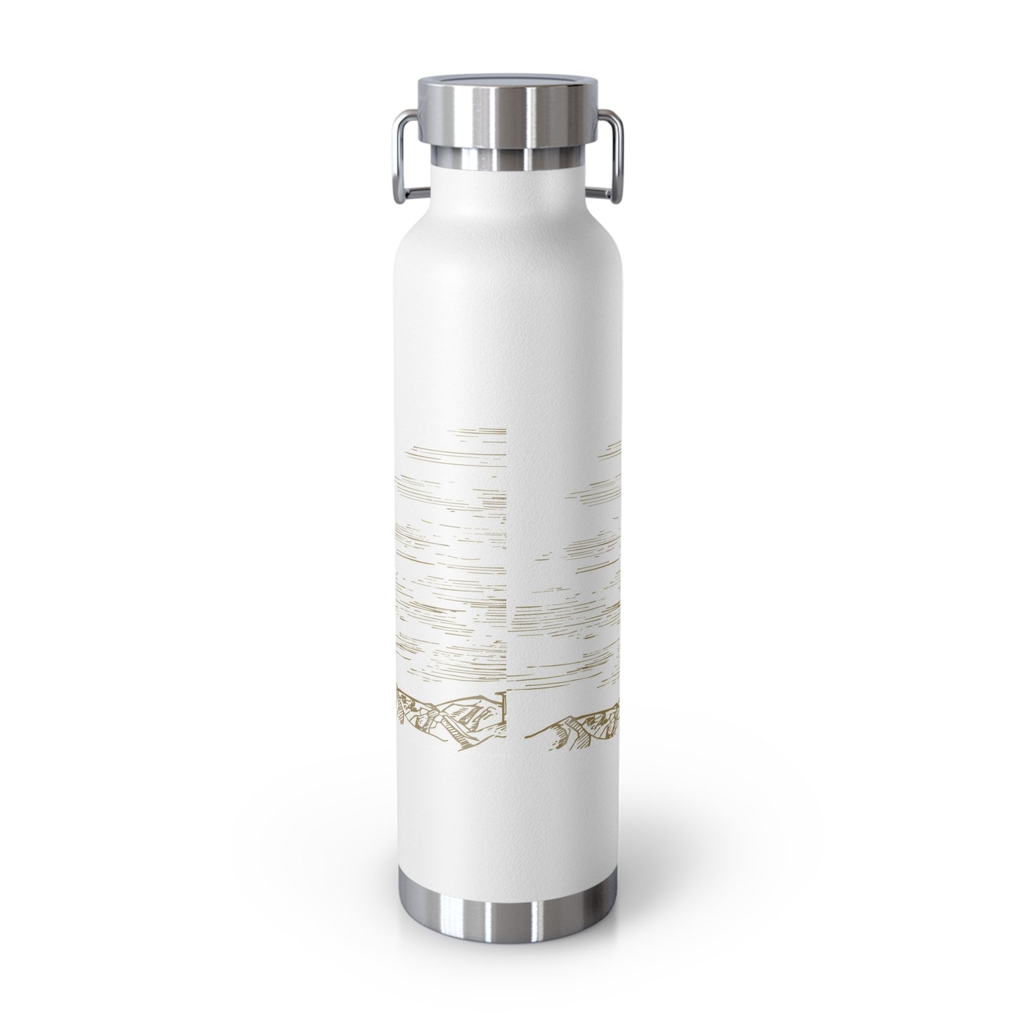 Lighthouse Insulated Water Bottle - 22oz Copper Vacuum Flask