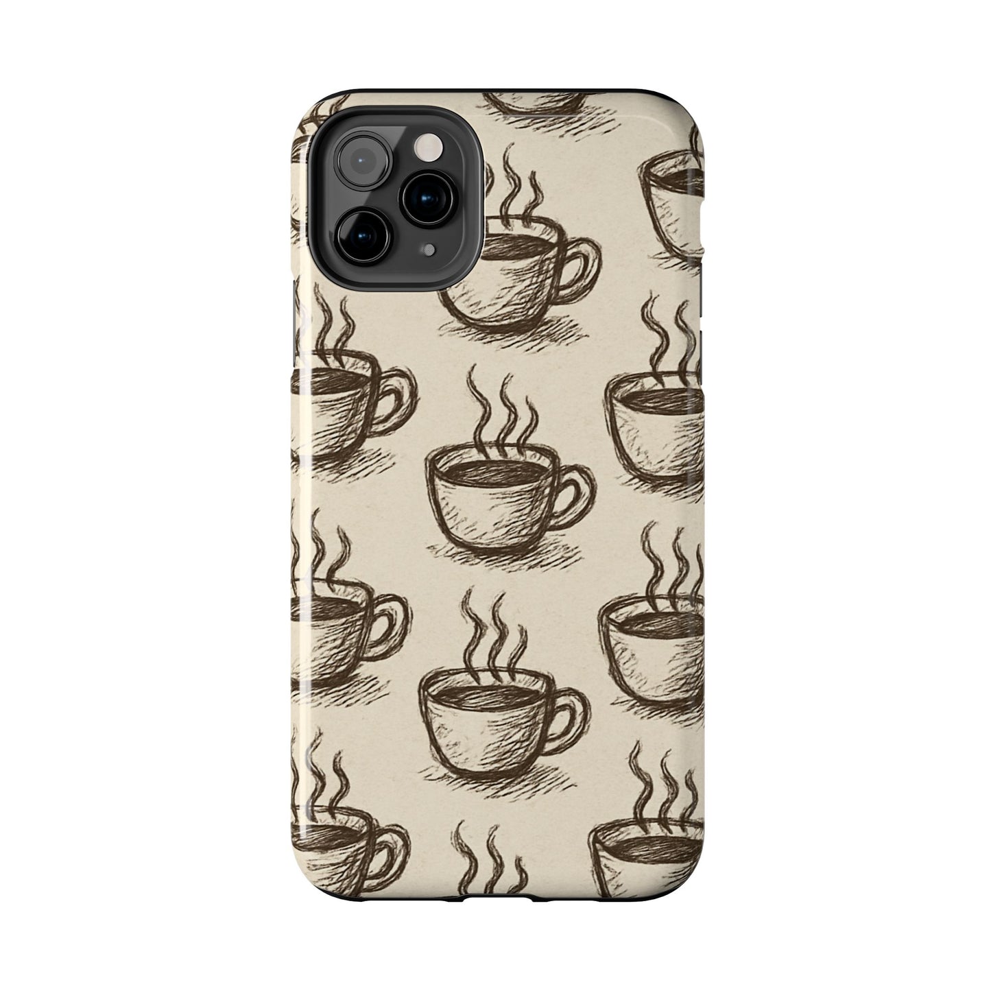 Elegant Coffee Cup Phone Cases - Stylish Tough Cases for Coffee Lovers, Gift for Tea Enthusiasts, Unique Phone Accessory